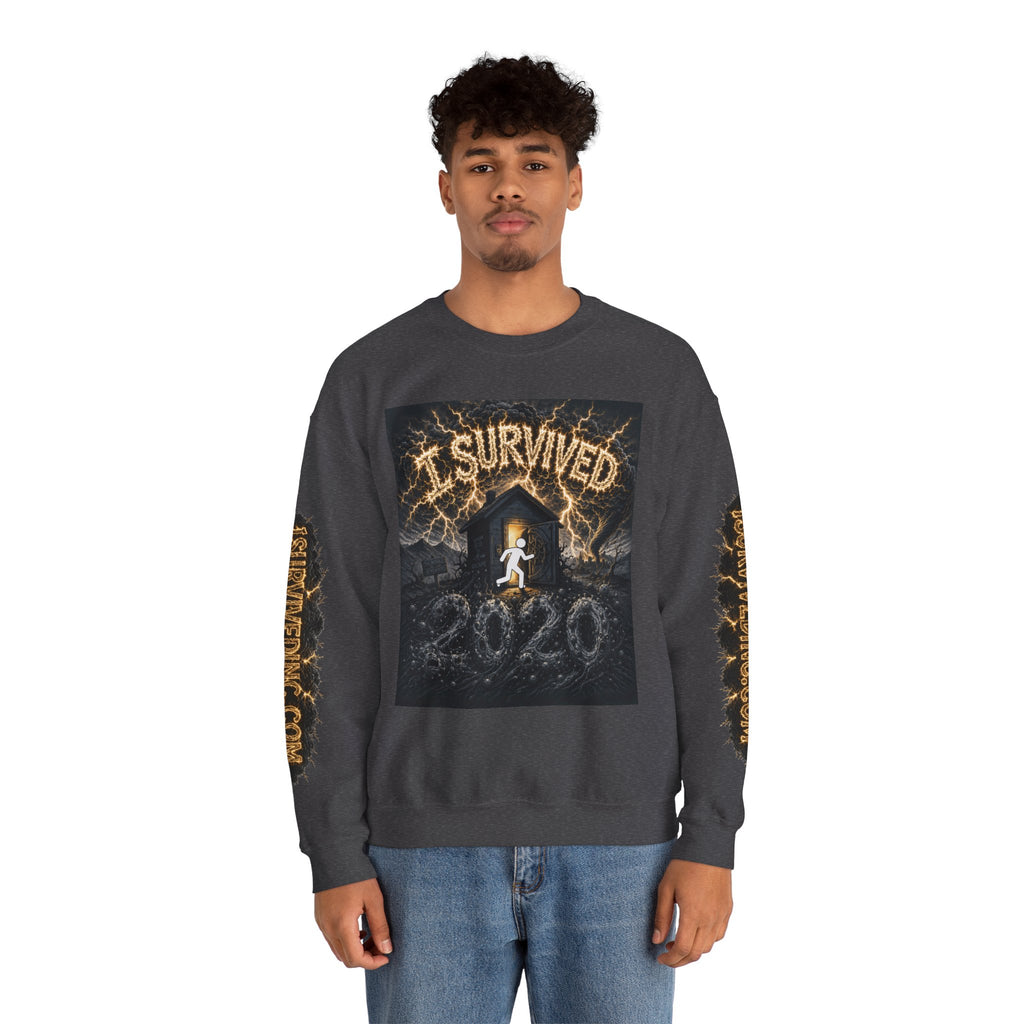I Survived 2020 — Original PILOT Design: Special Edition Unisex Heavy Blend™ Crewneck Sweatshirt