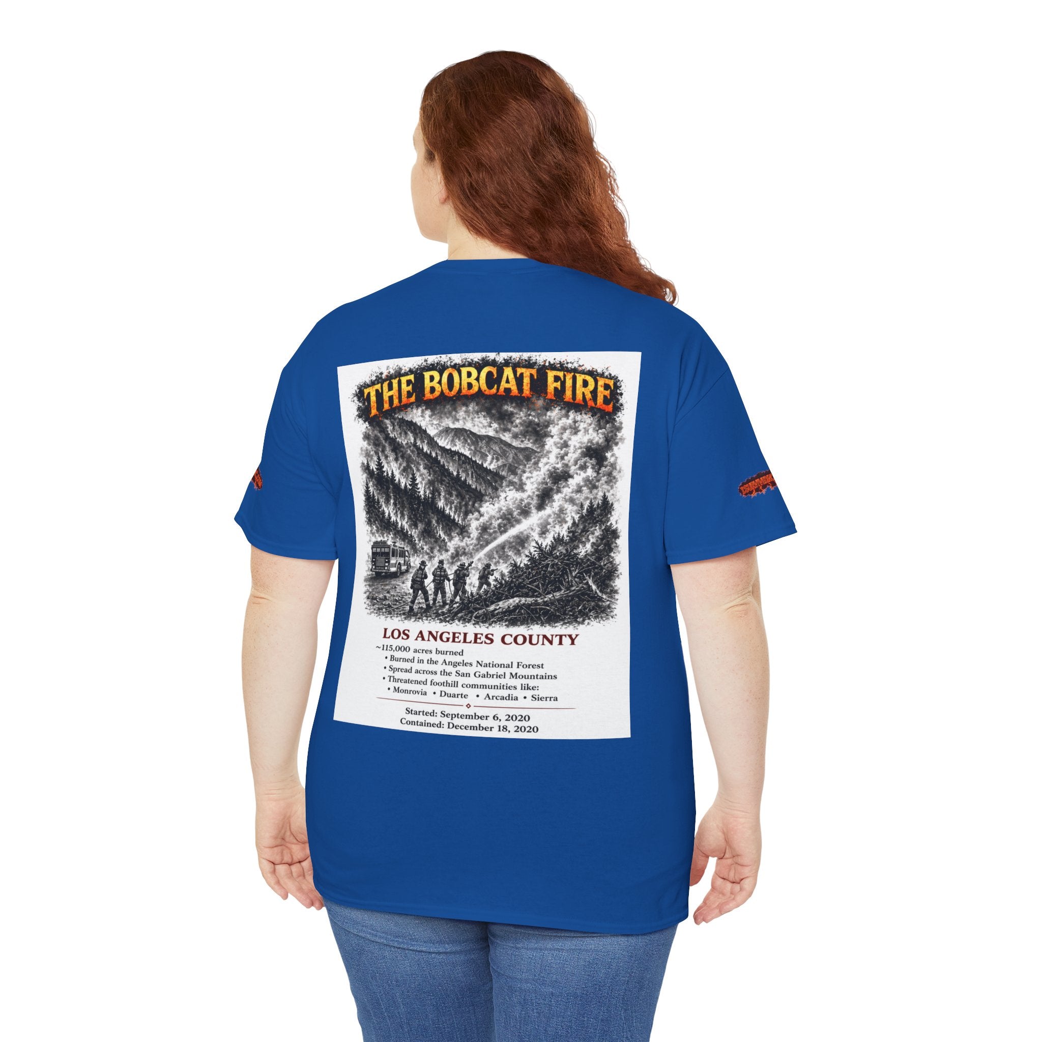 I Survived 2020 — S2:E2 "The Bobcat Fire" | Wildfire Edition Memorial Unisex Heavy Cotton Tee (SPECIAL EDITION)