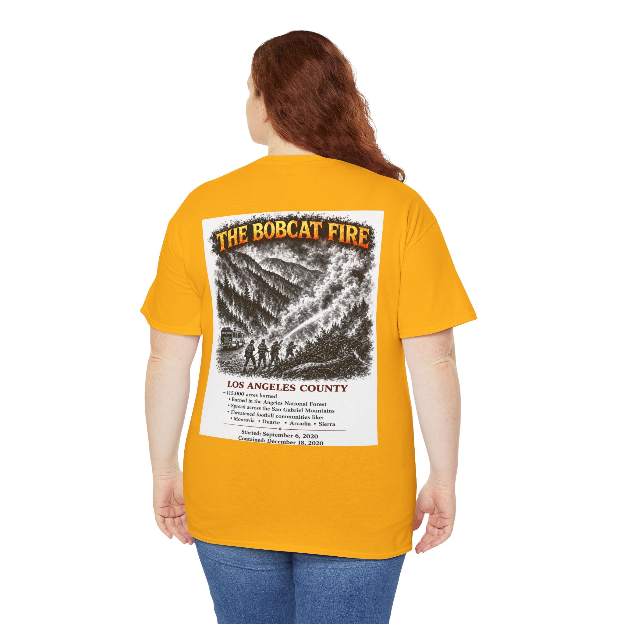 I Survived 2020 — S2:E2 "The Bobcat Fire" | Wildfire Edition Memorial Unisex Heavy Cotton Tee