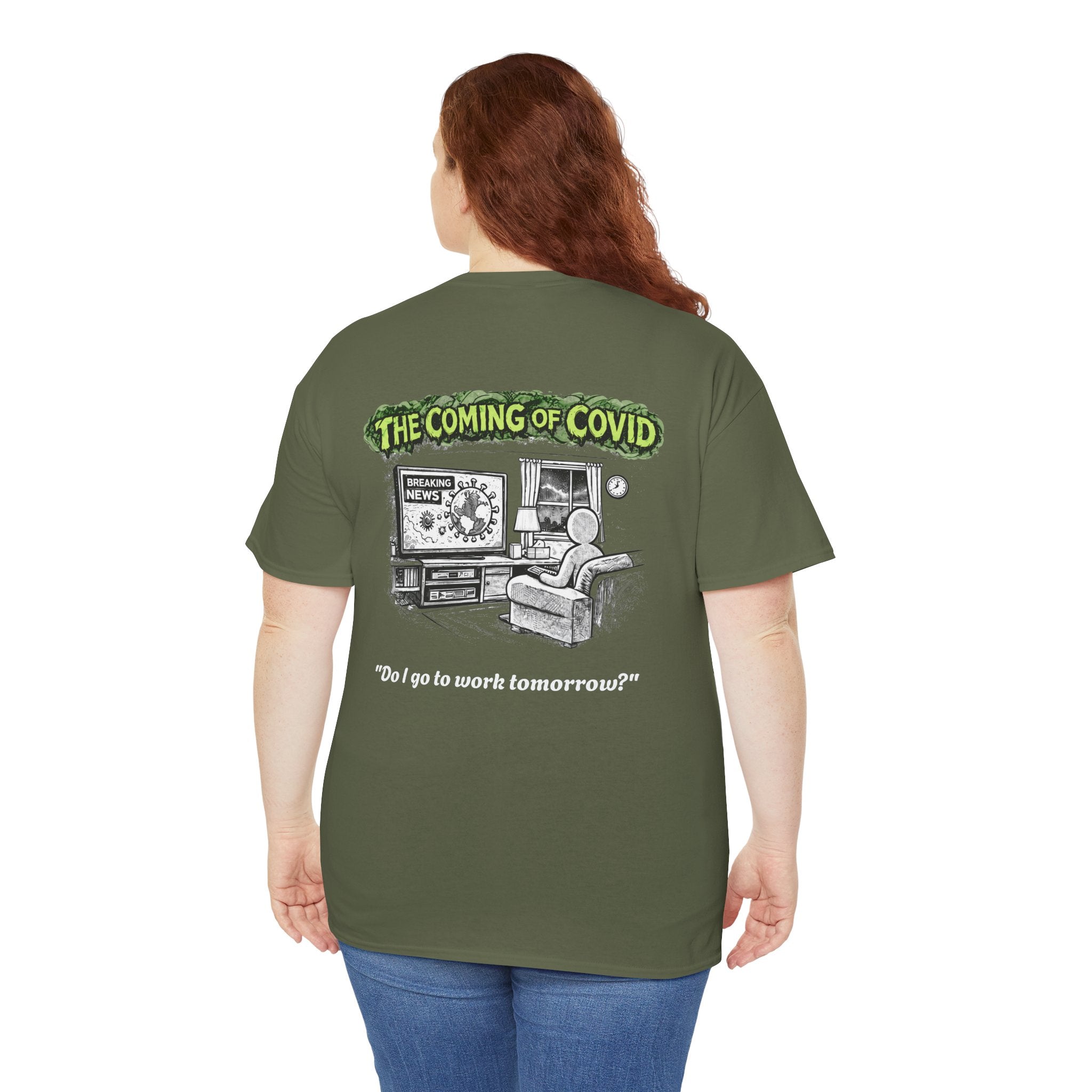 I Survived 2020 — Director's Cut S1:E2 "The Coming of COVID" | Pandemic Edition Unisex Heavy Cotton Tee