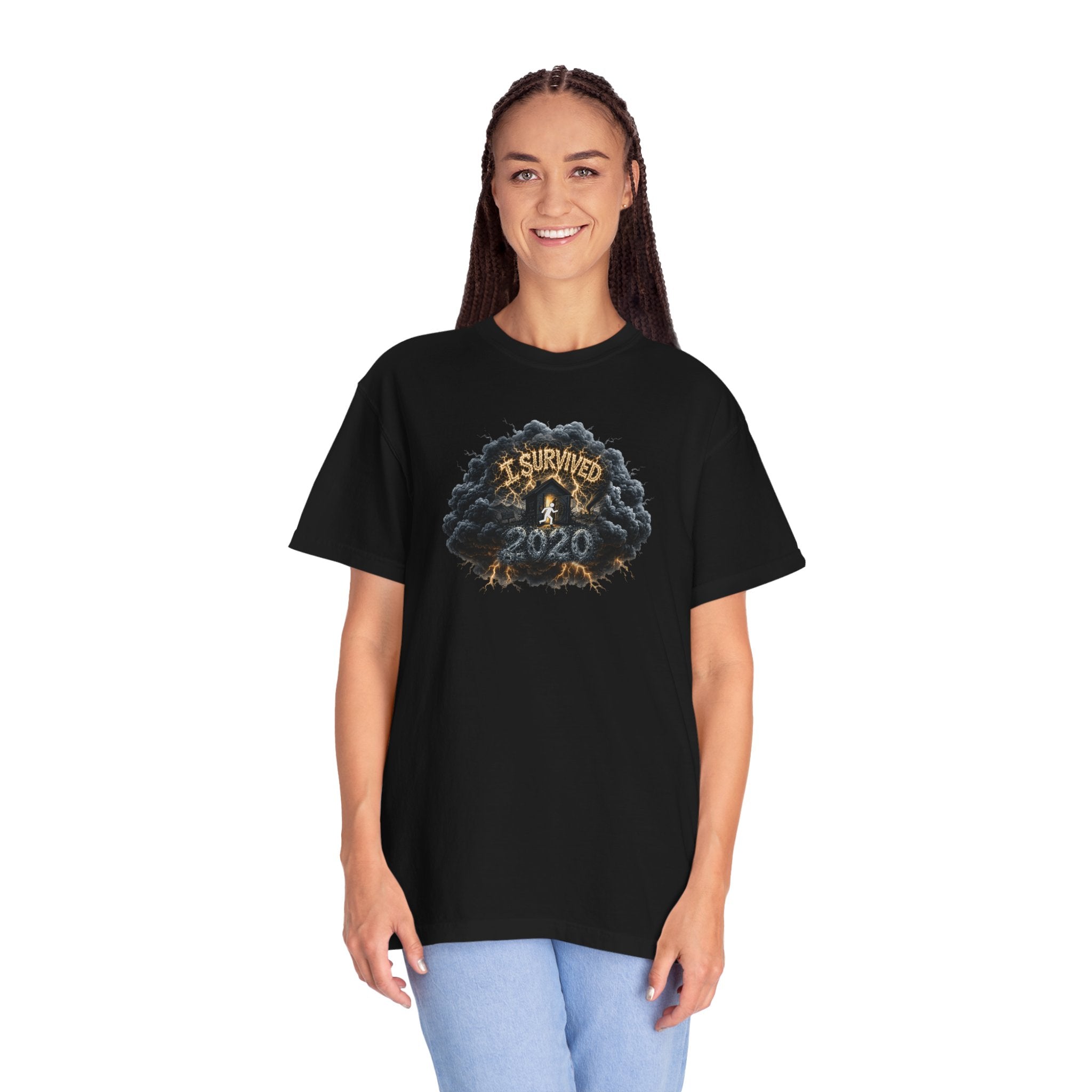 I Survived 2020 — Original PILOT Design: Director's Cut Unisex Garment-Dyed T-shirt