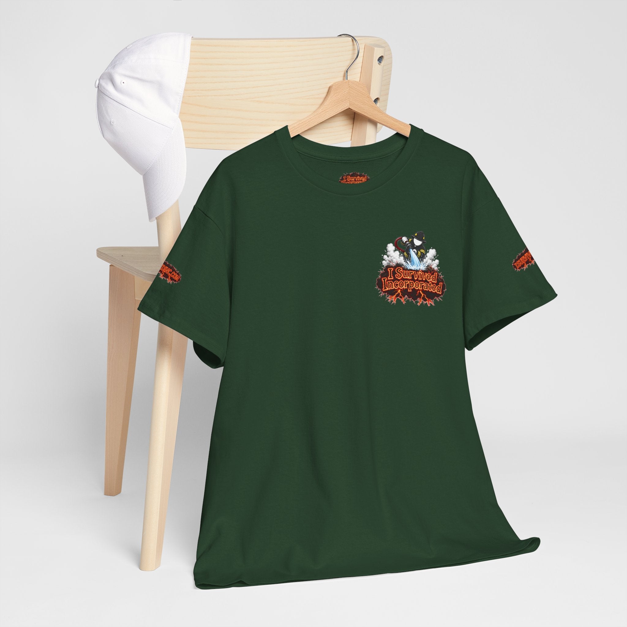 I Survived 2020 — "Please Stand By" Test Pattern Tee Wildfire Signal Special Edition Summer Premiere Unisex Heavy Cotton Tee