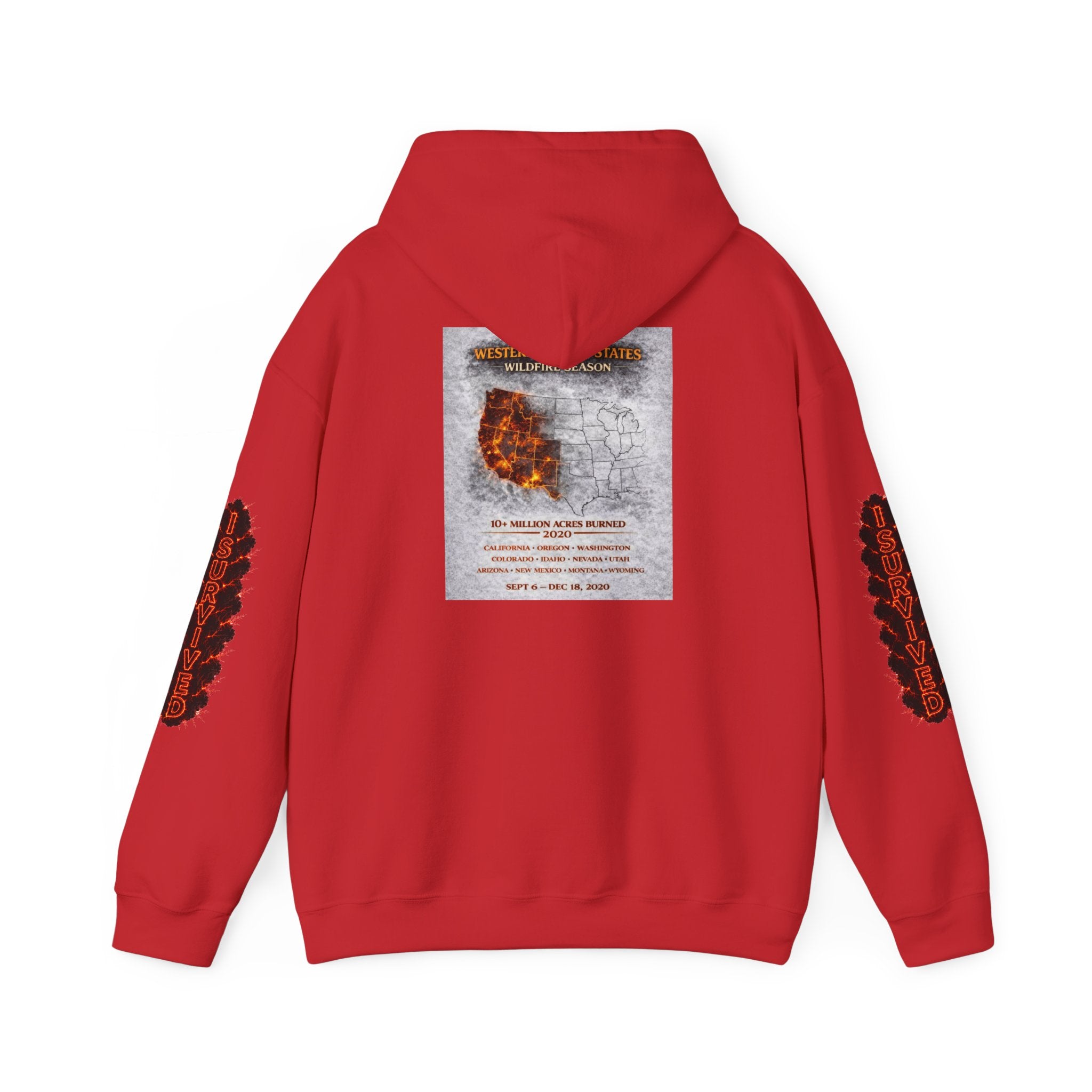 I Survived 2020 — Director's Cut S2:E4 "Western U.S. Wildfire Season" | Mid-Season Finale Pt. 1 | Wildfire Edition Memorial Hoodie Sweatshirt