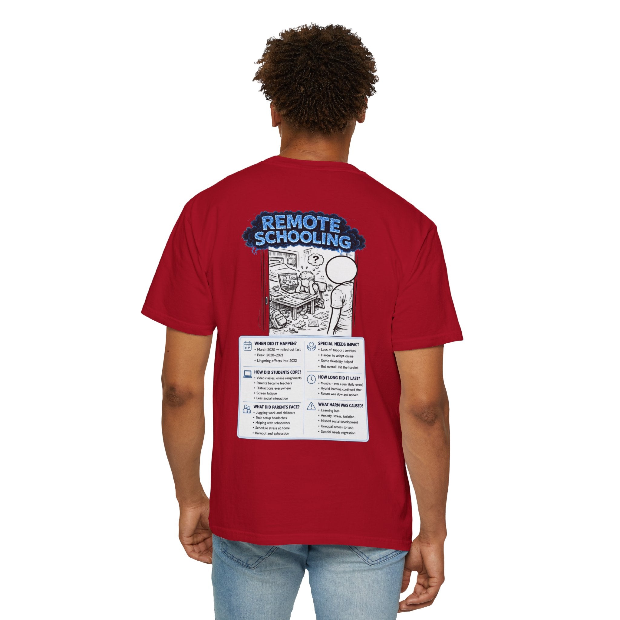 I Survived 2020 — Director's Cut S3:E3 "Remote Schooling" | Lockdown Edition Documentary Unisex Garment-Dyed T-shirt
