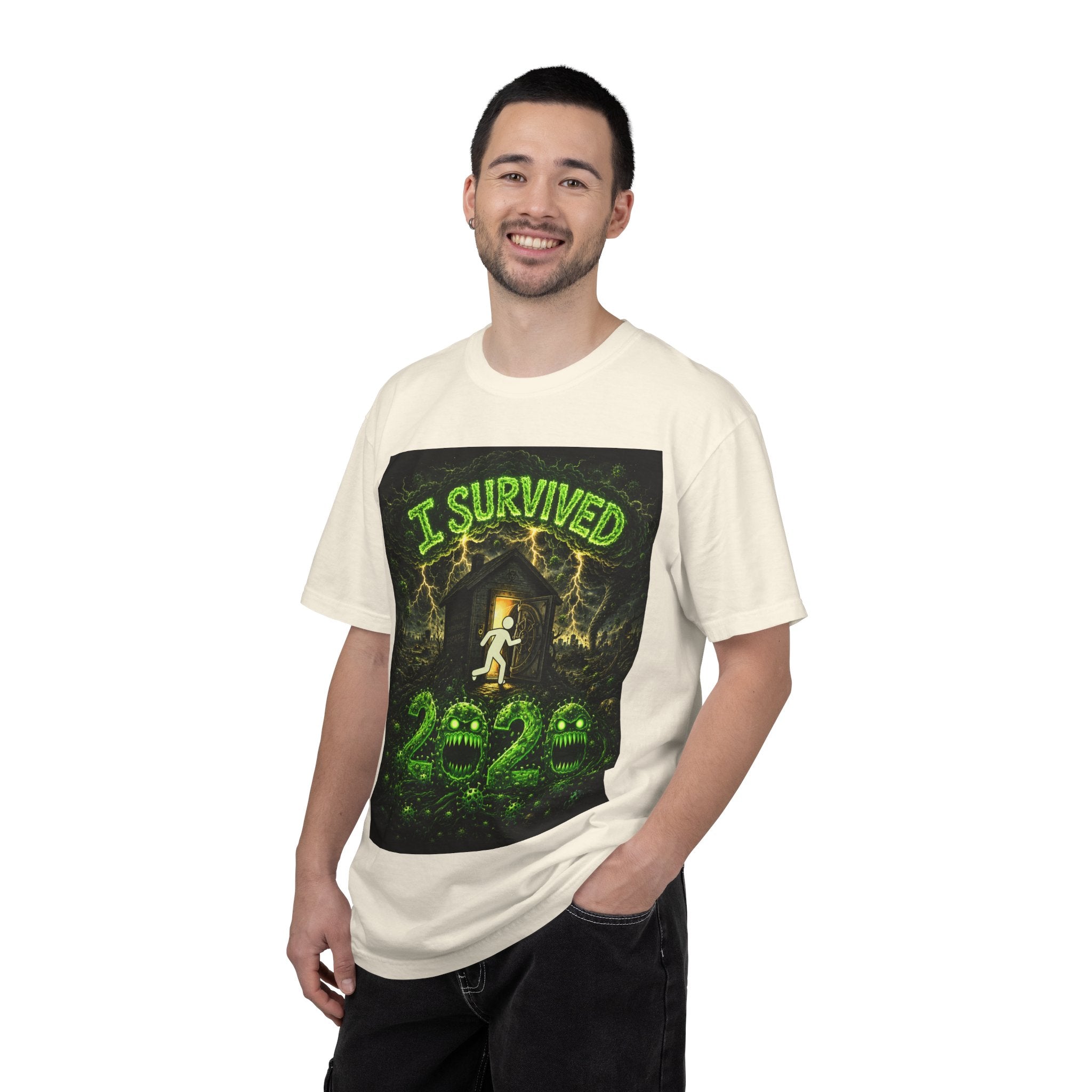 I Survived 2020 — S1:E1 "COVID-19: The Coronavirus" | Pandemic Edition Unisex Garment-Dyed T-shirt