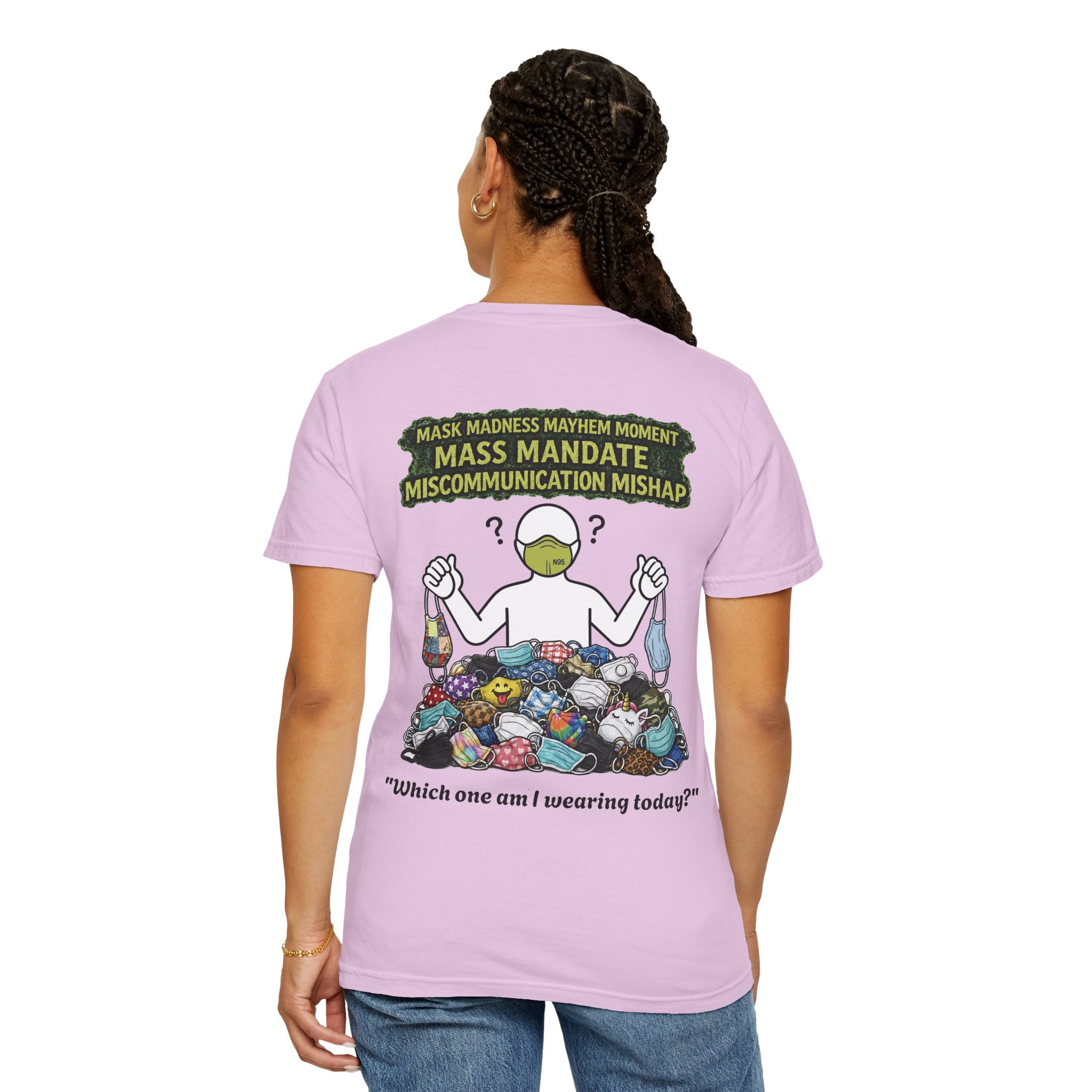 I Survived 2020 — Director's Cut S1:E4 "Mask Madness Mayhem Moment" | Pandemic Edition Unisex Garment-Dyed T-shirt