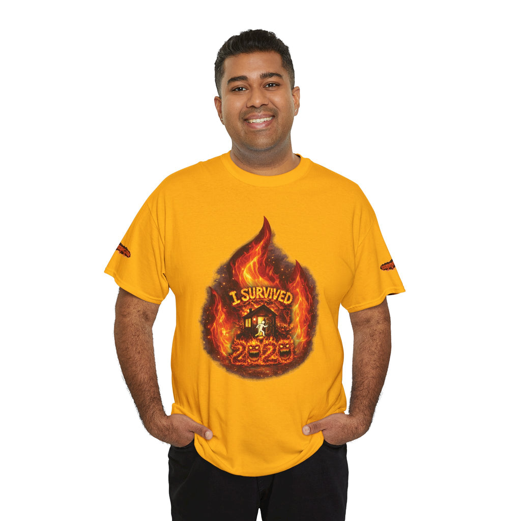 I Survived 2020 — Director's Cut S2:E1 "Berry Creek" | Wildfire Edition Memorial Unisex Heavy Cotton Tee (SPECIAL EDITION)