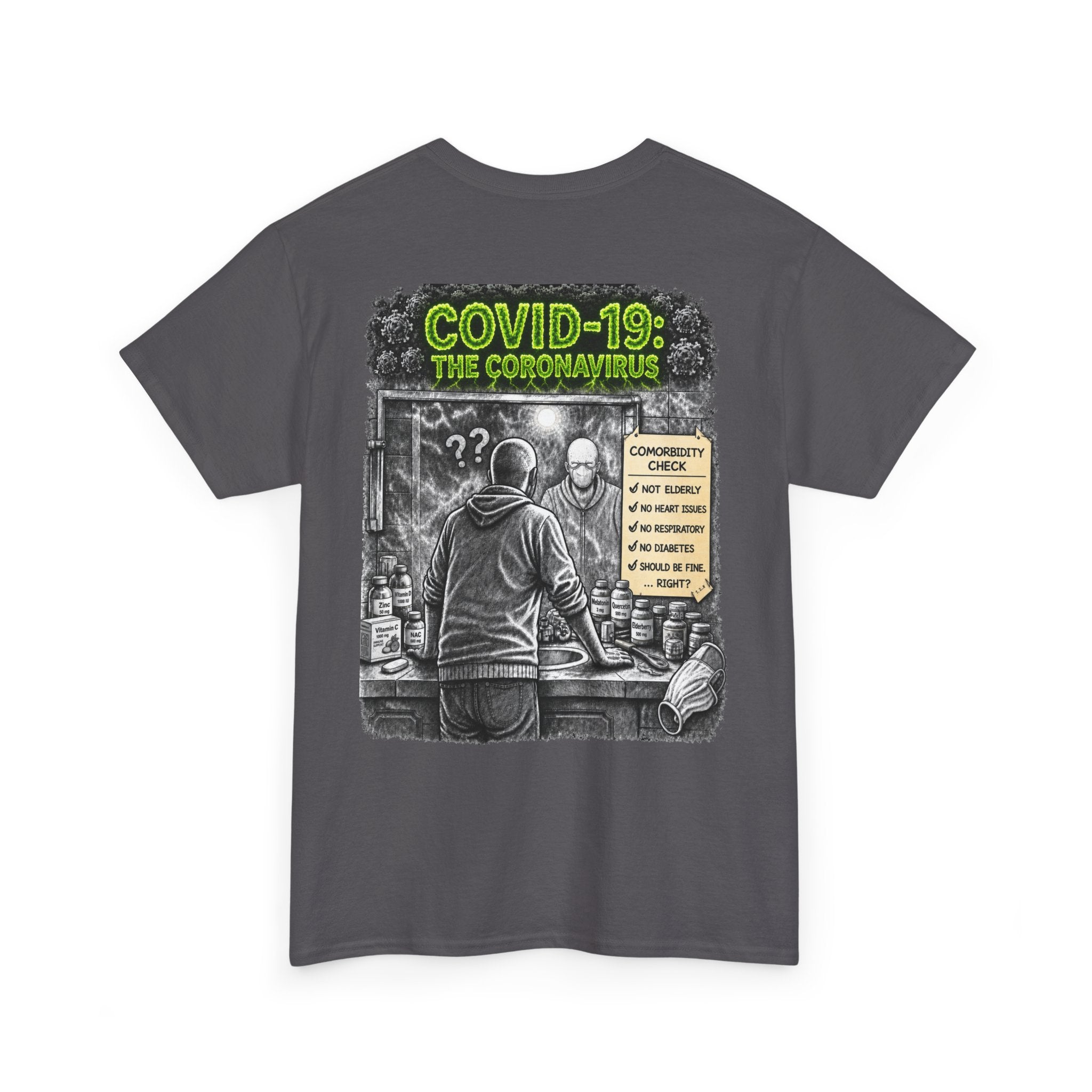 I Survived 2020 — Director's Cut S1:E1 "COVID-19: The Coronavirus" | Pandemic Edition Unisex Heavy Cotton Tee
