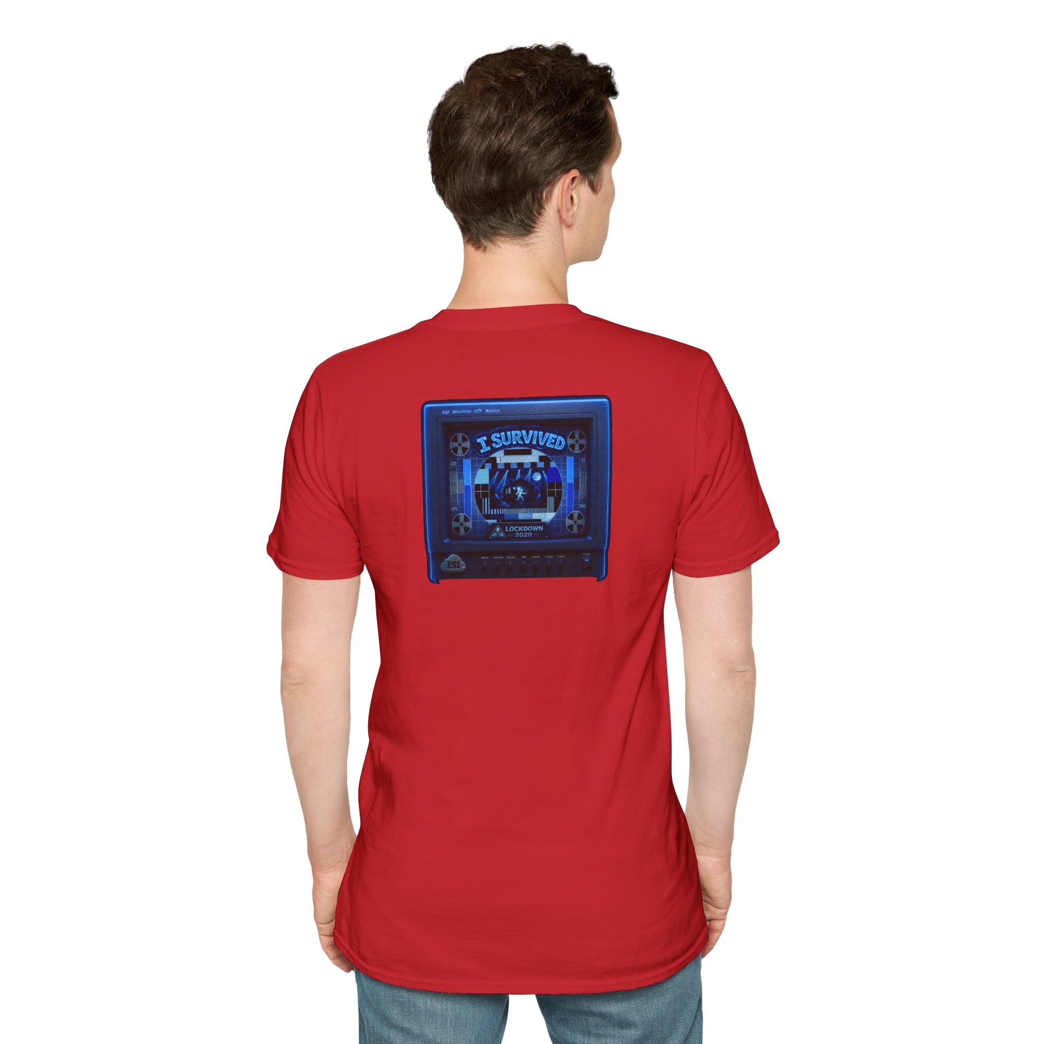 I Survived 2020 — "Please Stand By" Test Pattern Tee Lockdown Edition Summer Exclusive Unisex Softstyle T-Shirt