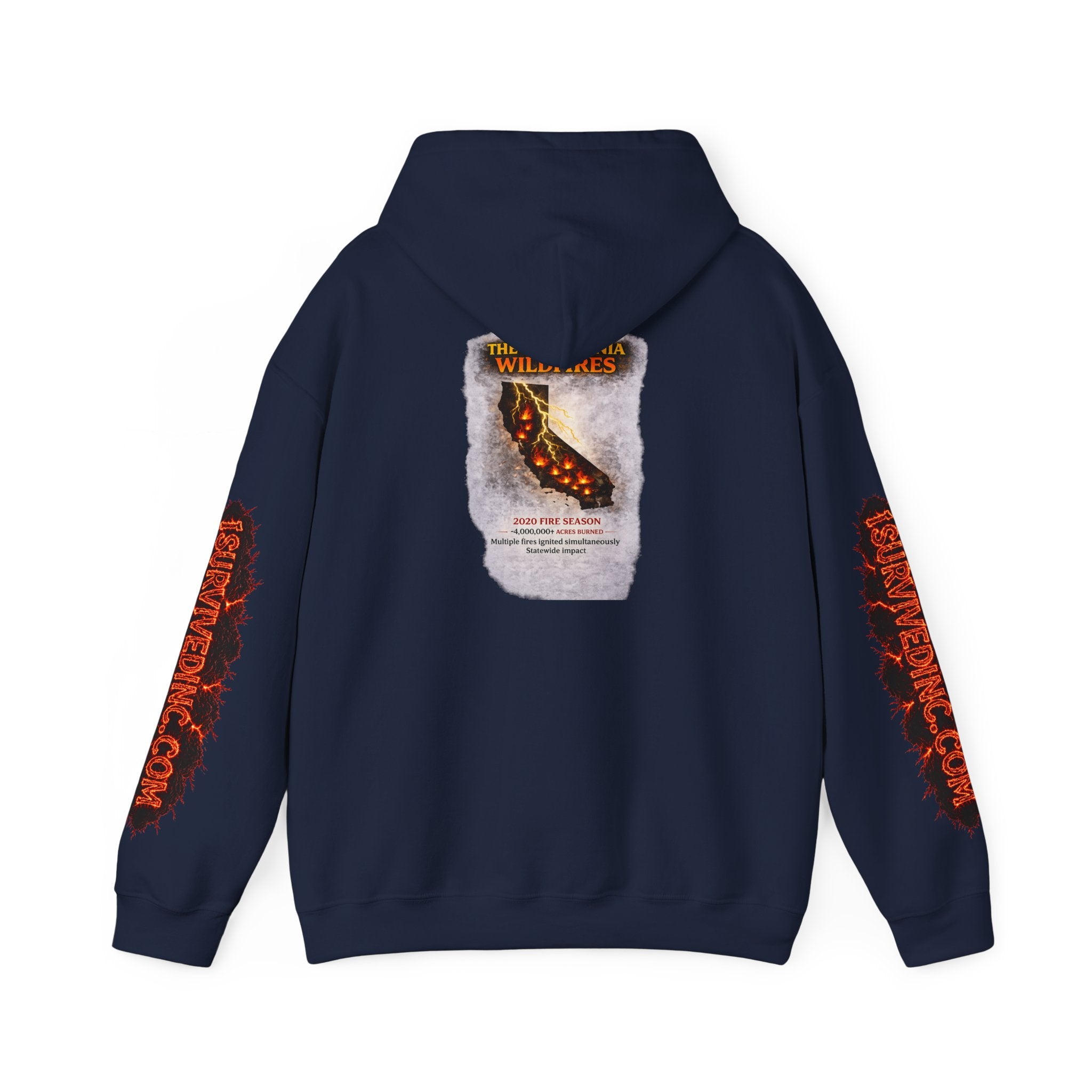 I Survived 2020 — S2:E3 "The California Wildfires" | Wildfire Edition Memorial Hoodie Sweatshirt
