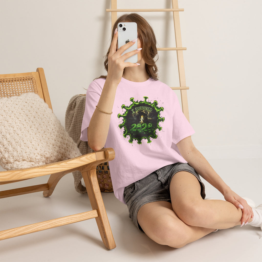 I Survived 2020 — Director's Cut S1:E4 "Mask Madness Mayhem Moment" | Pandemic Edition Unisex Heavy Cotton Tee