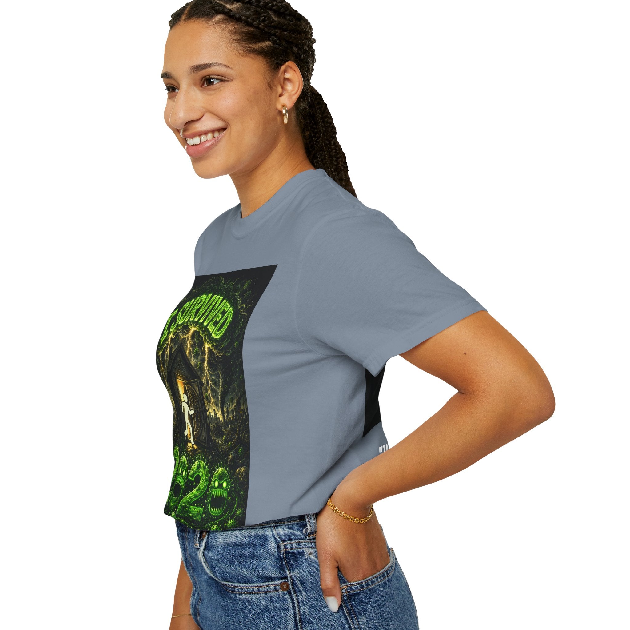 I Survived 2020 — S1:E3 "The Jab!" | Pandemic Edition Unisex Garment-Dyed T-shirt