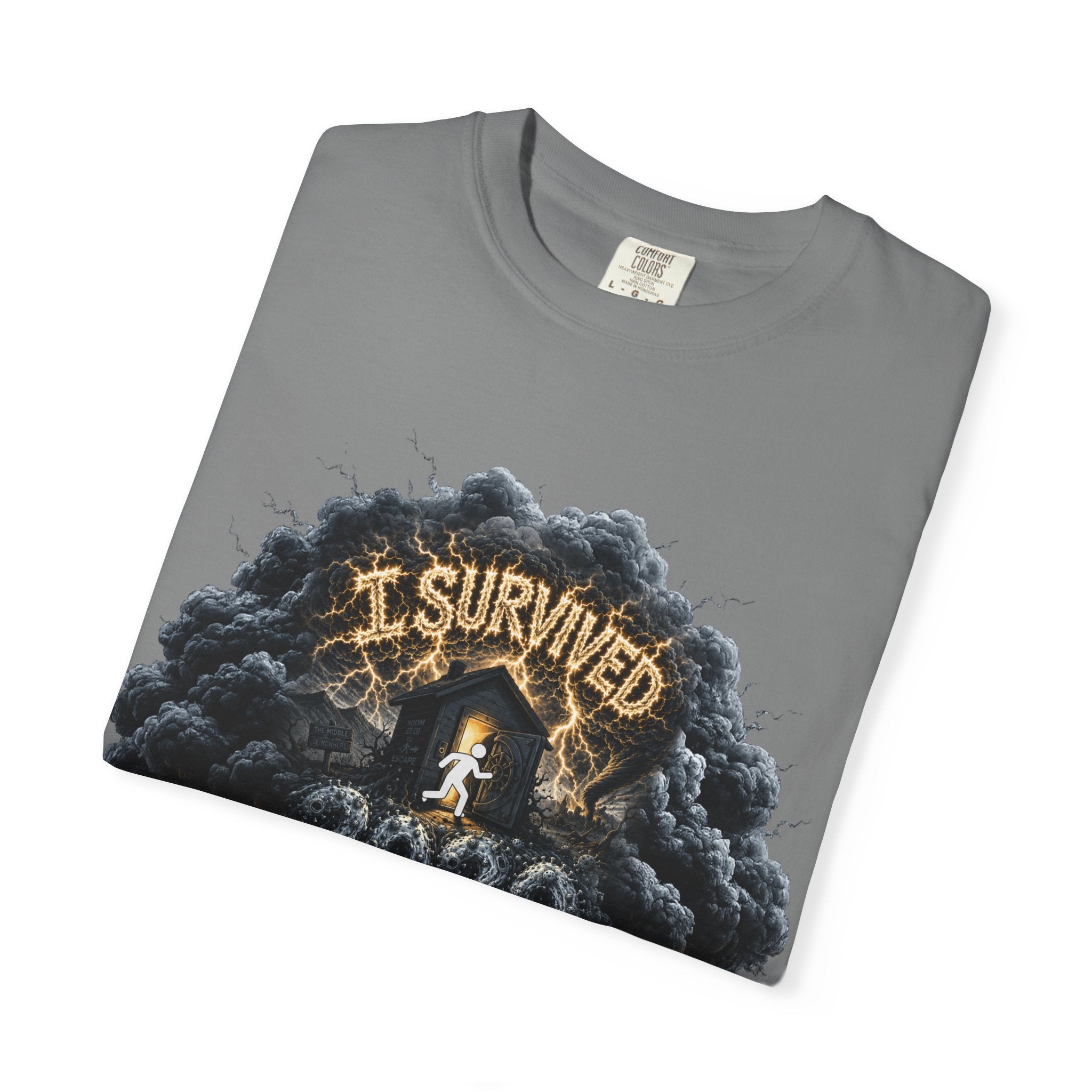 I Survived 2020 — Director's Cut Original Design Teaser Tee | Season 1 Premiere Drop Unisex Garment-Dyed T-shirt