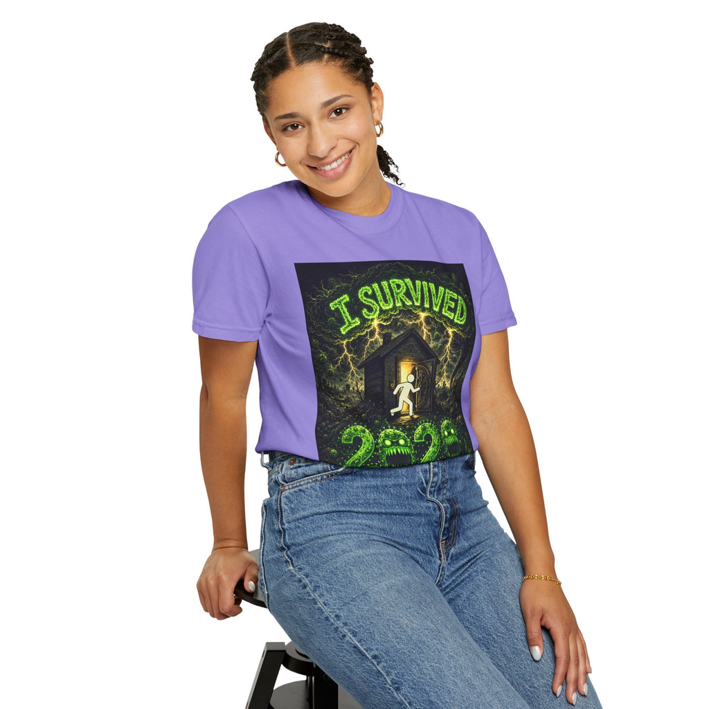 I Survived 2020 — S1:E1 "COVID-19: The Coronavirus" | Pandemic Edition Unisex Garment-Dyed T-shirt