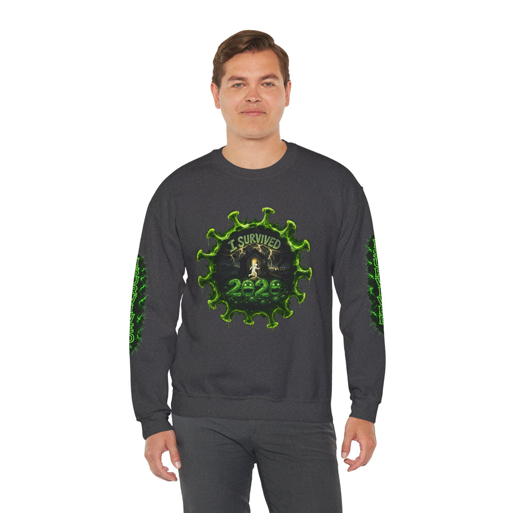 I Survived 2020 — Director's Cut S1:E5 "Delivery Doomsday" | Pandemic Edition Unisex Heavy Blend™ Crewneck Sweatshirt