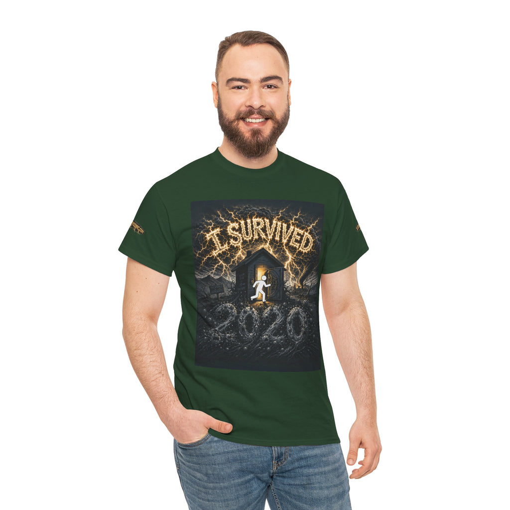 I Survived 2020 — Original PILOT Design: Special Edition Unisex Heavy Cotton Tee