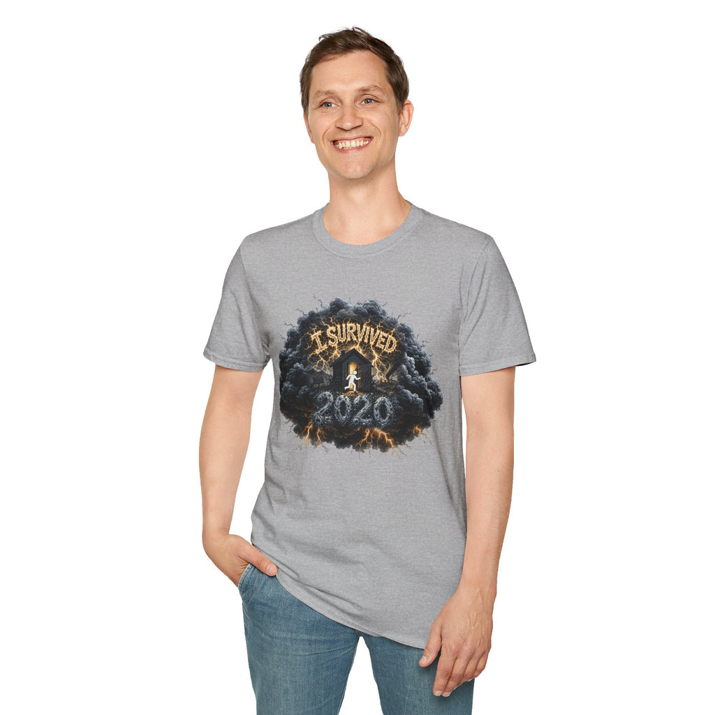 I Survived 2020 — Director's Cut Original Design Teaser Tee | Season 1 Premiere Drop Unisex Softstyle T-Shirt