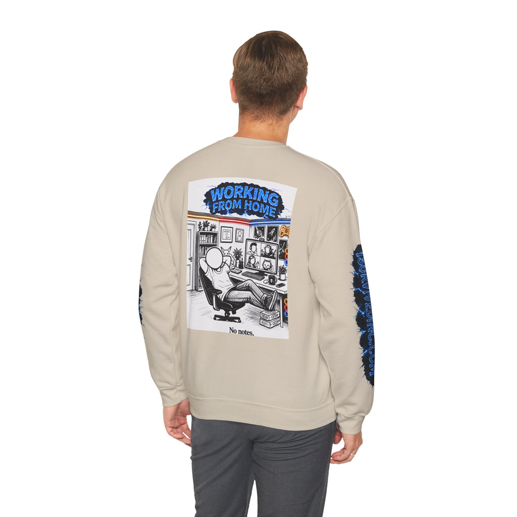I Survived 2020 — S3:E4 "Working From Home" | Mid-Season Finale Pt. 1 | Lockdown Edition Documentary Unisex Heavy Blend™ Crewneck Sweatshirt