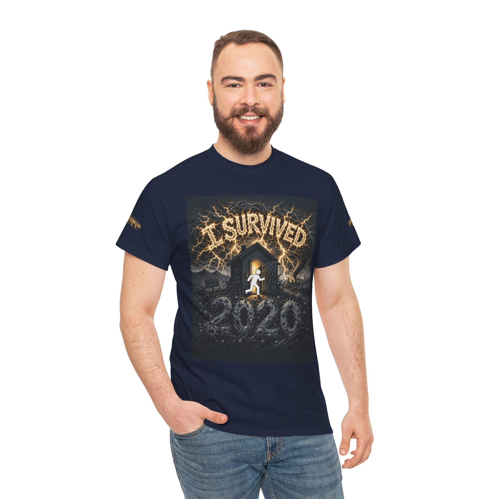 I Survived 2020 — Original PILOT Design: Special Edition Unisex Heavy Cotton Tee