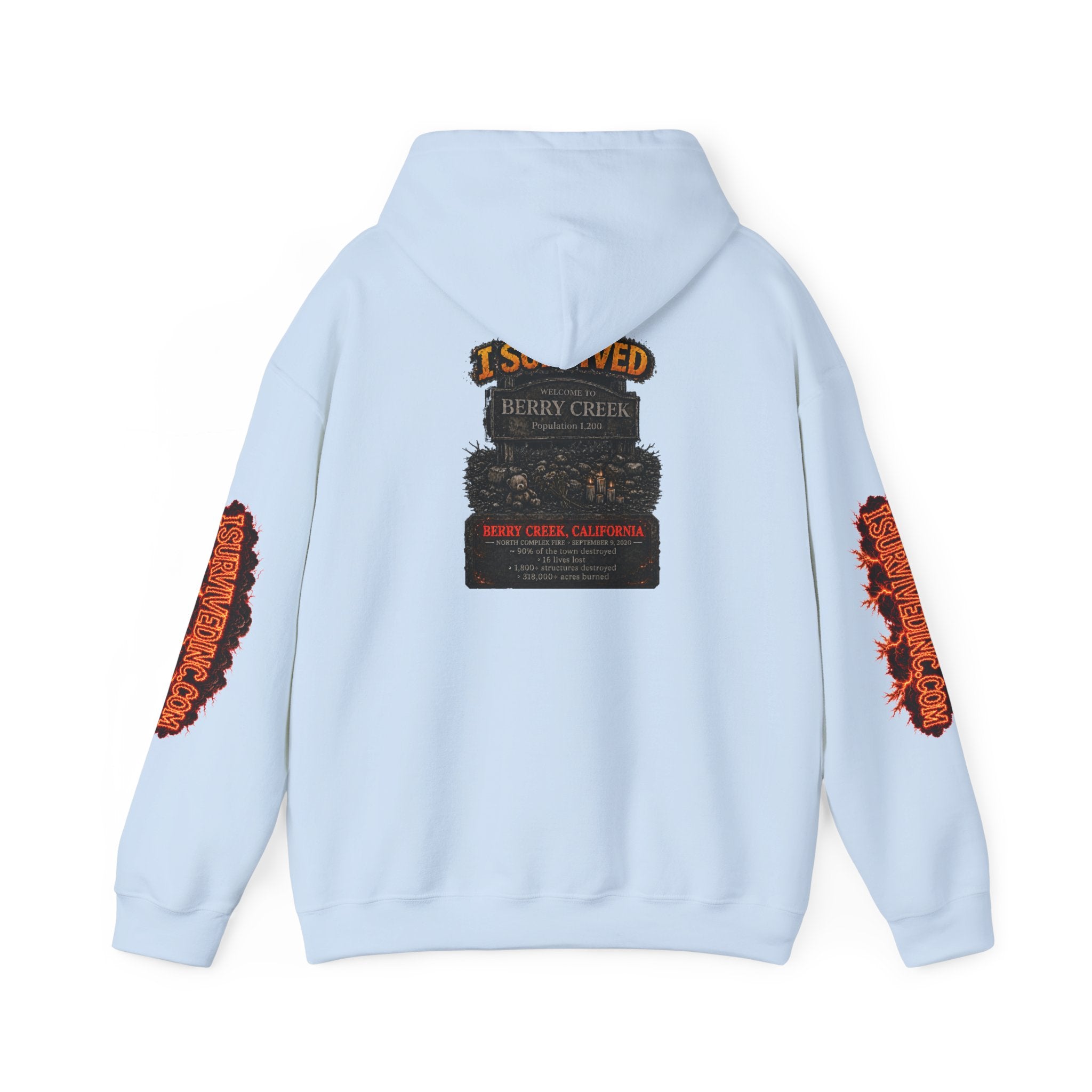 I Survived 2020 — WILDFIRES S2:E1: "Berry Creek" Memorial Hoodie