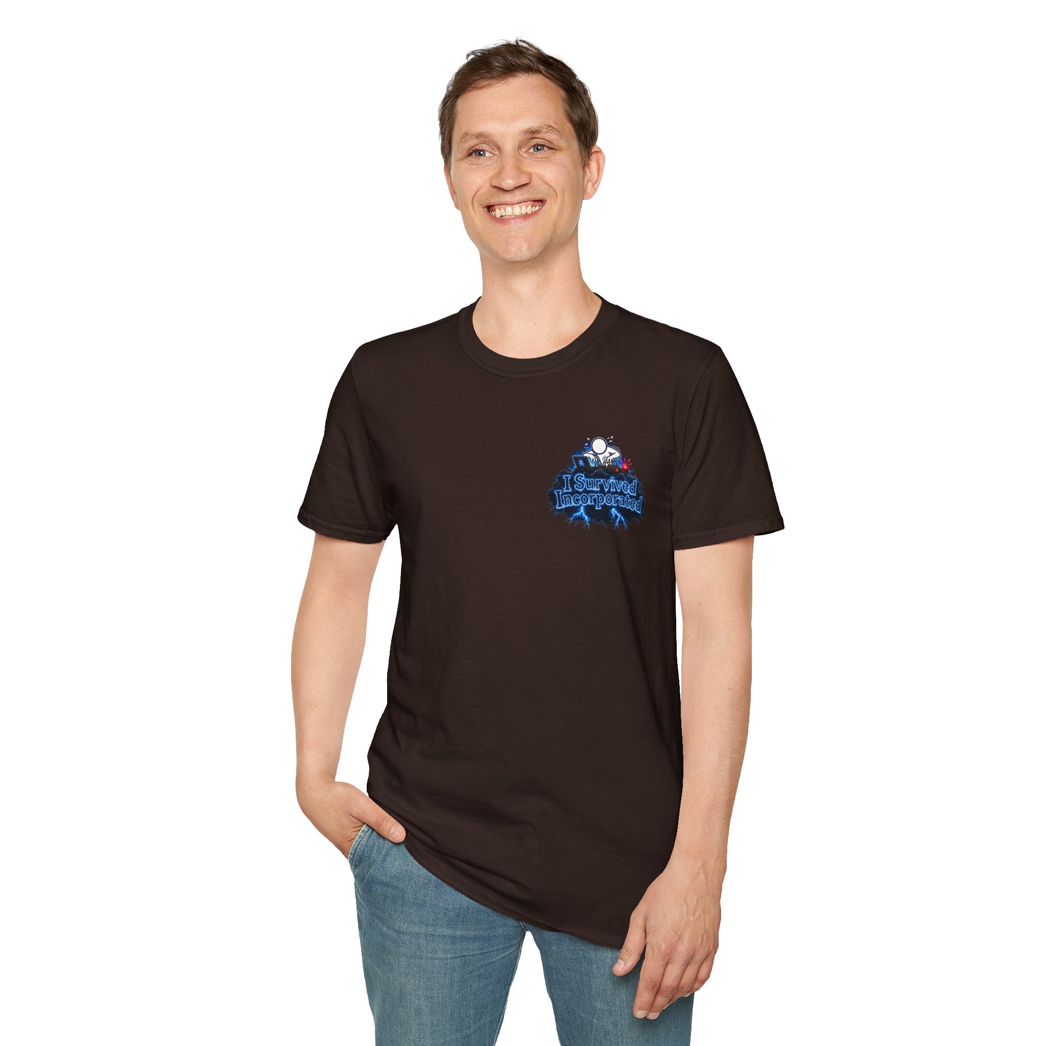 I Survived 2020 — "Please Stand By" Test Pattern Tee Lockdown Edition Summer Exclusive Unisex Softstyle T-Shirt