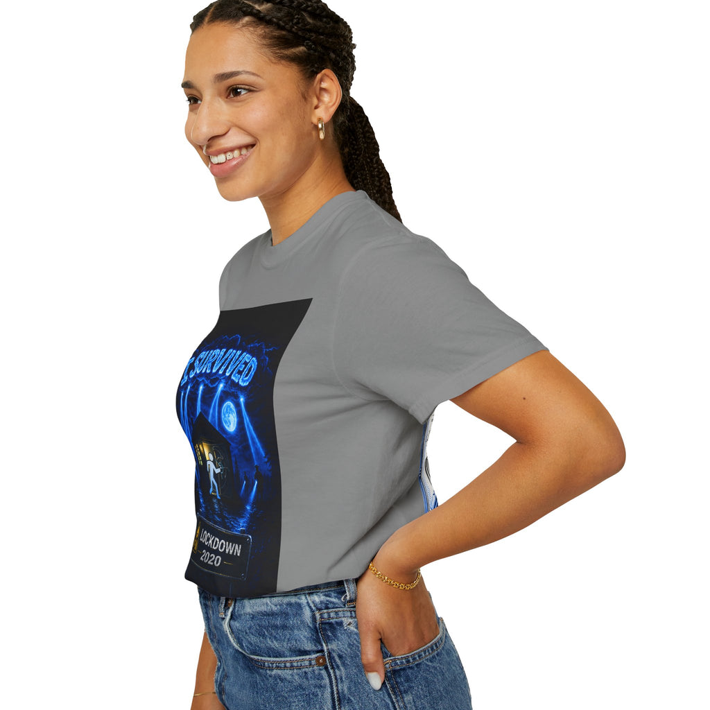 I Survived 2020 — LOCKDOWN S3:E2: "Dating Under Lockdown" Unisex Garment-Dyed T-shirt