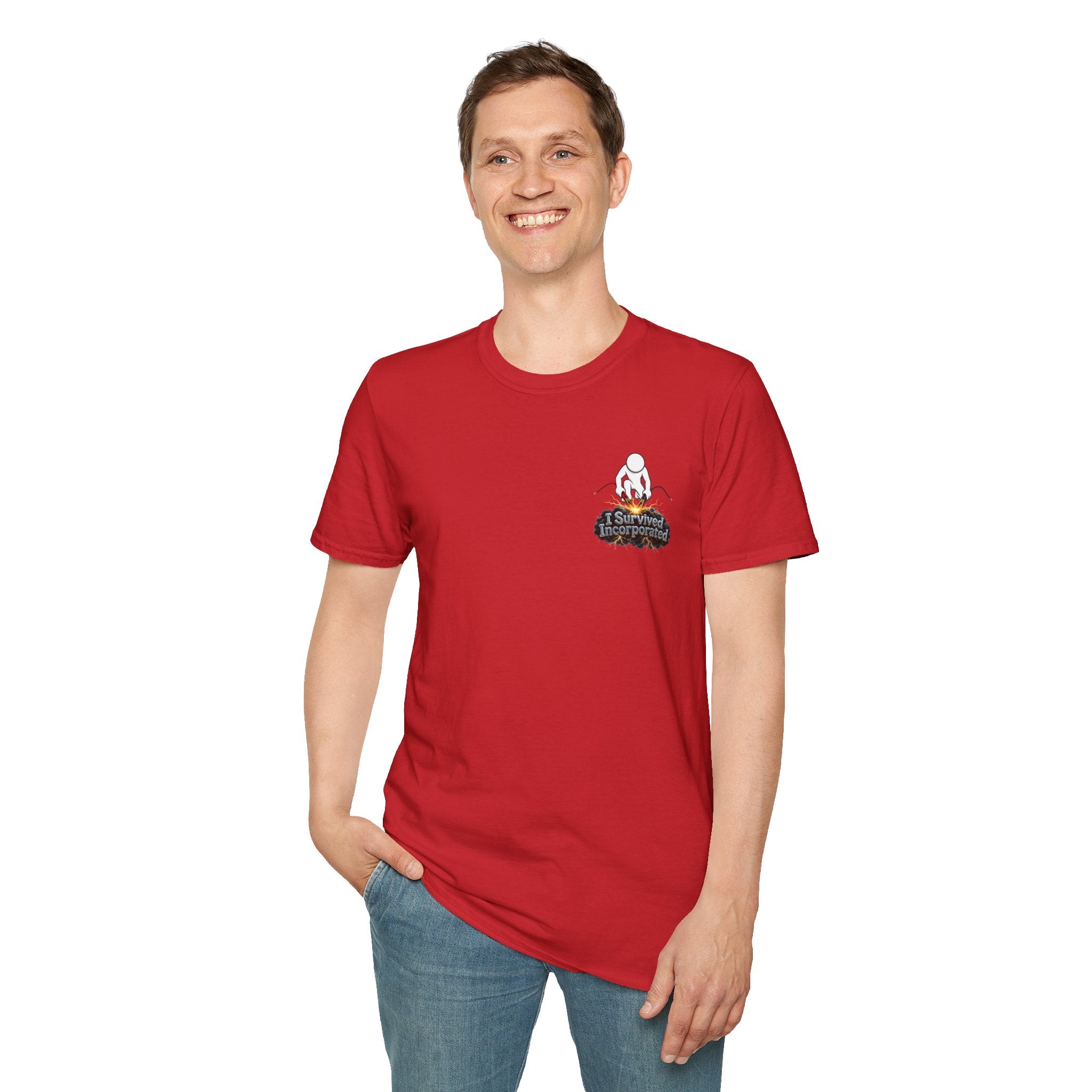 I Survived 2020 — "Please Stand By" Test Pattern Tee Summer Premier Unisex Softstyle T-Shirt