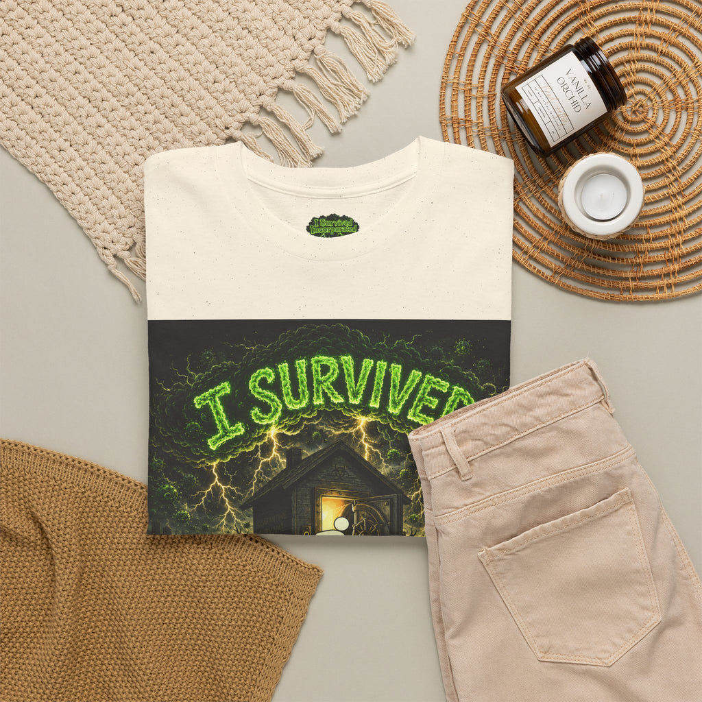 Sobreviví al 2020 — T1:E5 "El día del juicio final de las entregas" | Camiseta unisex de algodón pesado (Edición Pandemia) (EDICIÓN ESPECIAL)