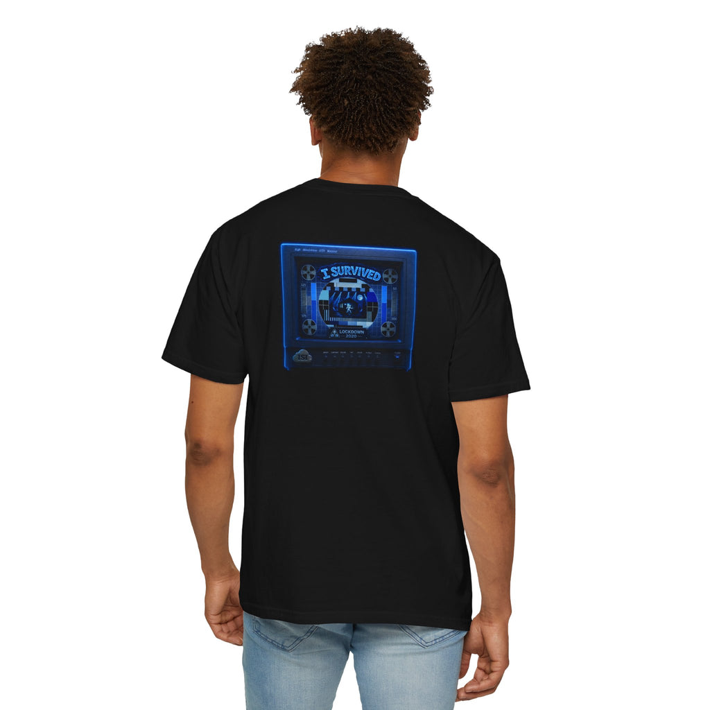 I Survived 2020 — "Please Stand By" Test Pattern Tee Lockdown Special Edition Summer Exclusive Unisex Garment-Dyed T-shirt