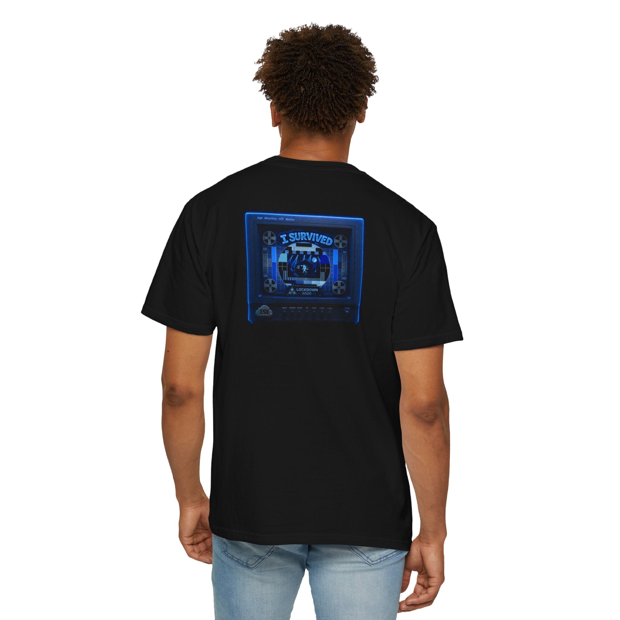 I Survived 2020 — "Please Stand By" Test Pattern Tee Lockdown Special Edition Summer Exclusive Unisex Garment-Dyed T-shirt