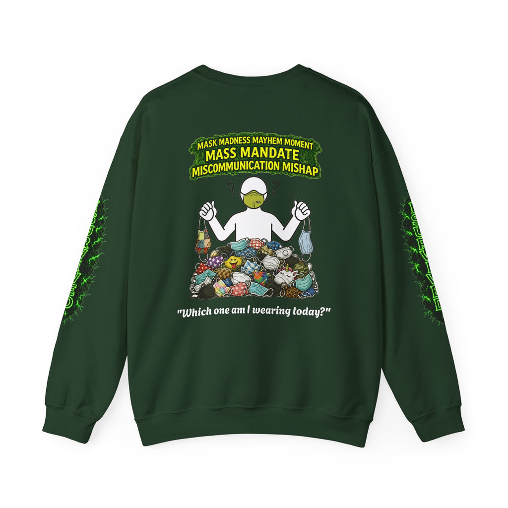 I Survived 2020 — PANDEMIC S1:E4: Director's Cut "Mask Madness" Unisex Heavy Blend™ Crewneck Sweatshirt