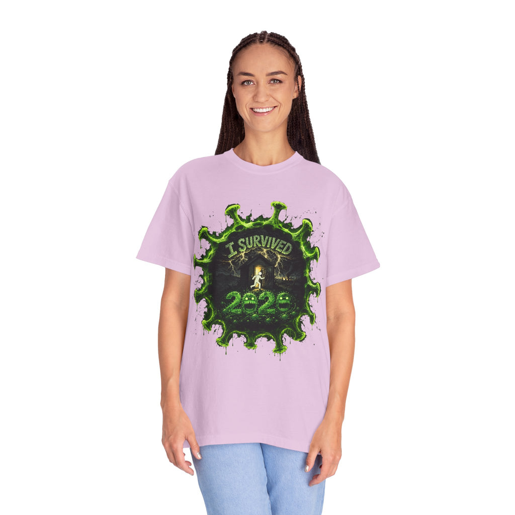 I Survived 2020 — Director's Cut S1:E3 "The Jab!" | Pandemic Edition Unisex Garment-Dyed T-shirt