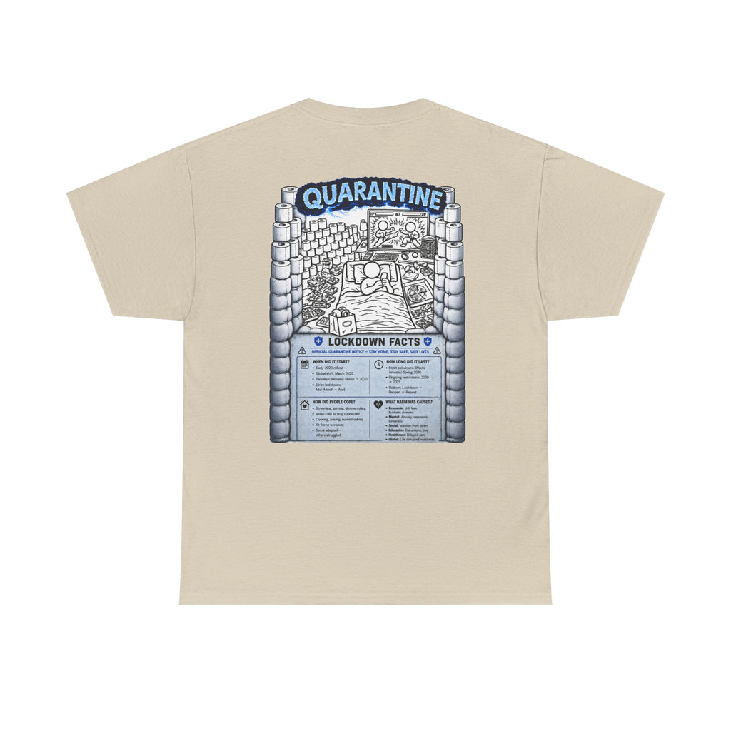 I Survived 2020 — LOCKDOWN S3:E1: "Quarantine" Unisex Heavy Cotton Tee
