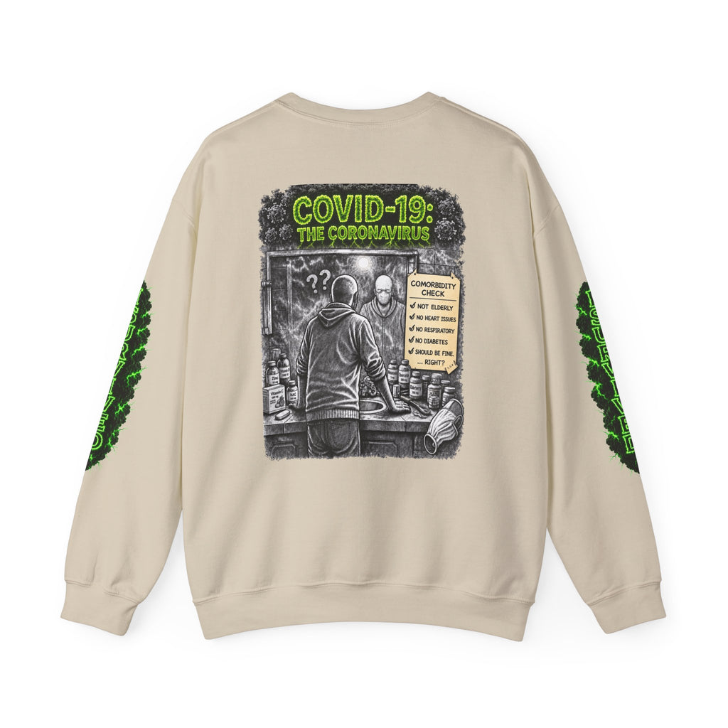 I Survived 2020 — Director's Cut S1:E1 "COVID-19: The Coronavirus" | Pandemic Edition Unisex Heavy Blend™ Crewneck Sweatshirt