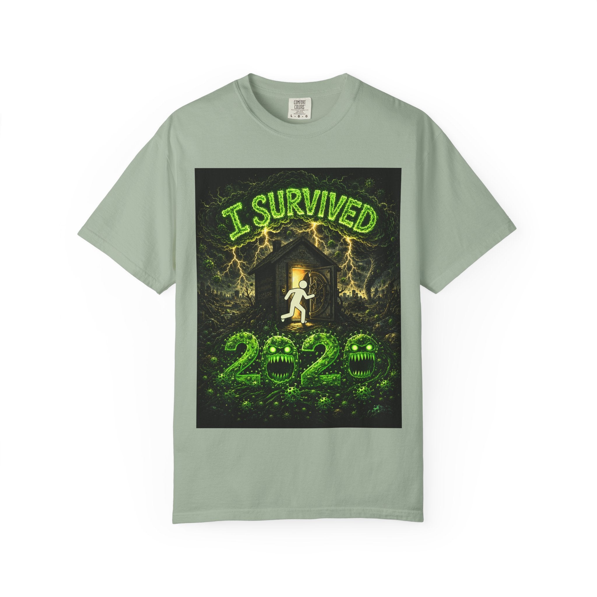 I Survived 2020 — S1:E1 "COVID-19: The Coronavirus" | Pandemic Edition Unisex Garment-Dyed T-shirt