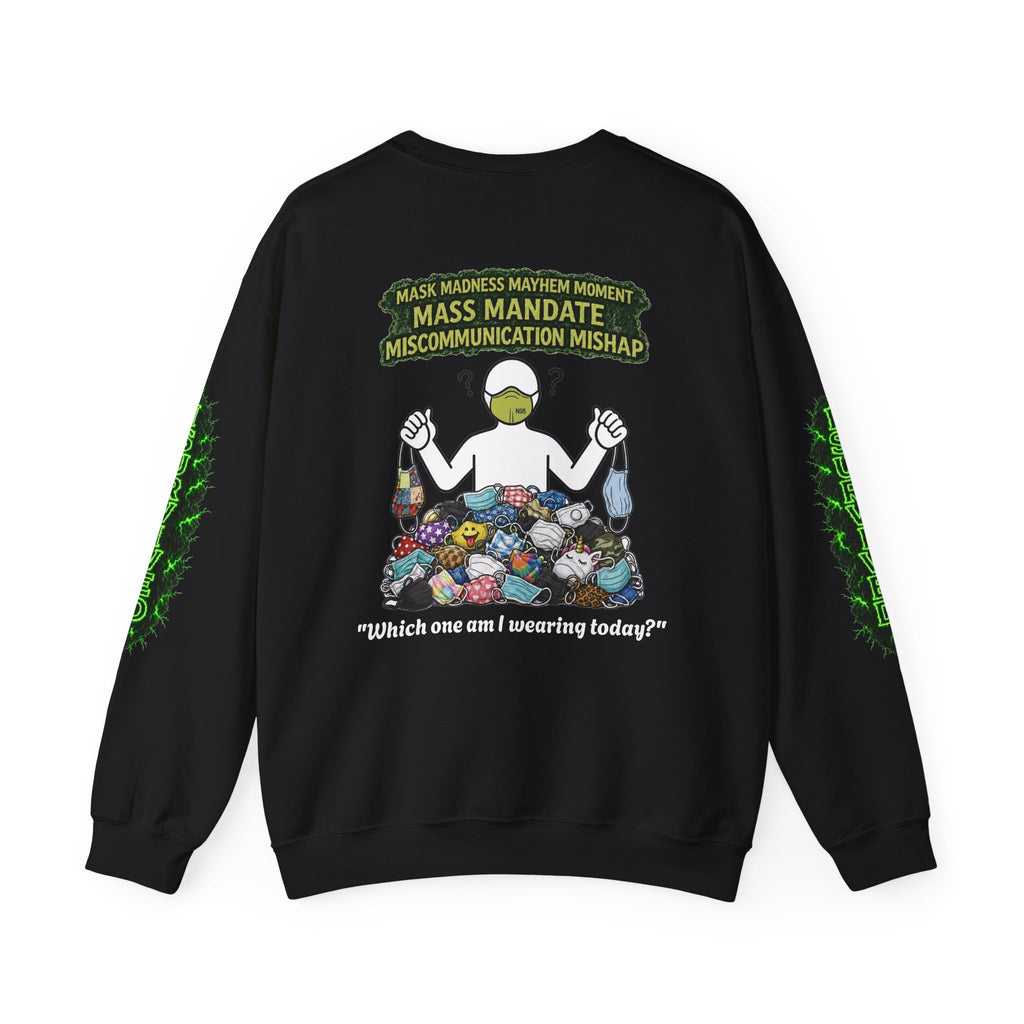 I Survived 2020 — Director's Cut S1:E4 "Mask Madness Mayhem Moment" | Pandemic Edition Unisex Heavy Blend™ Crewneck Sweatshirt