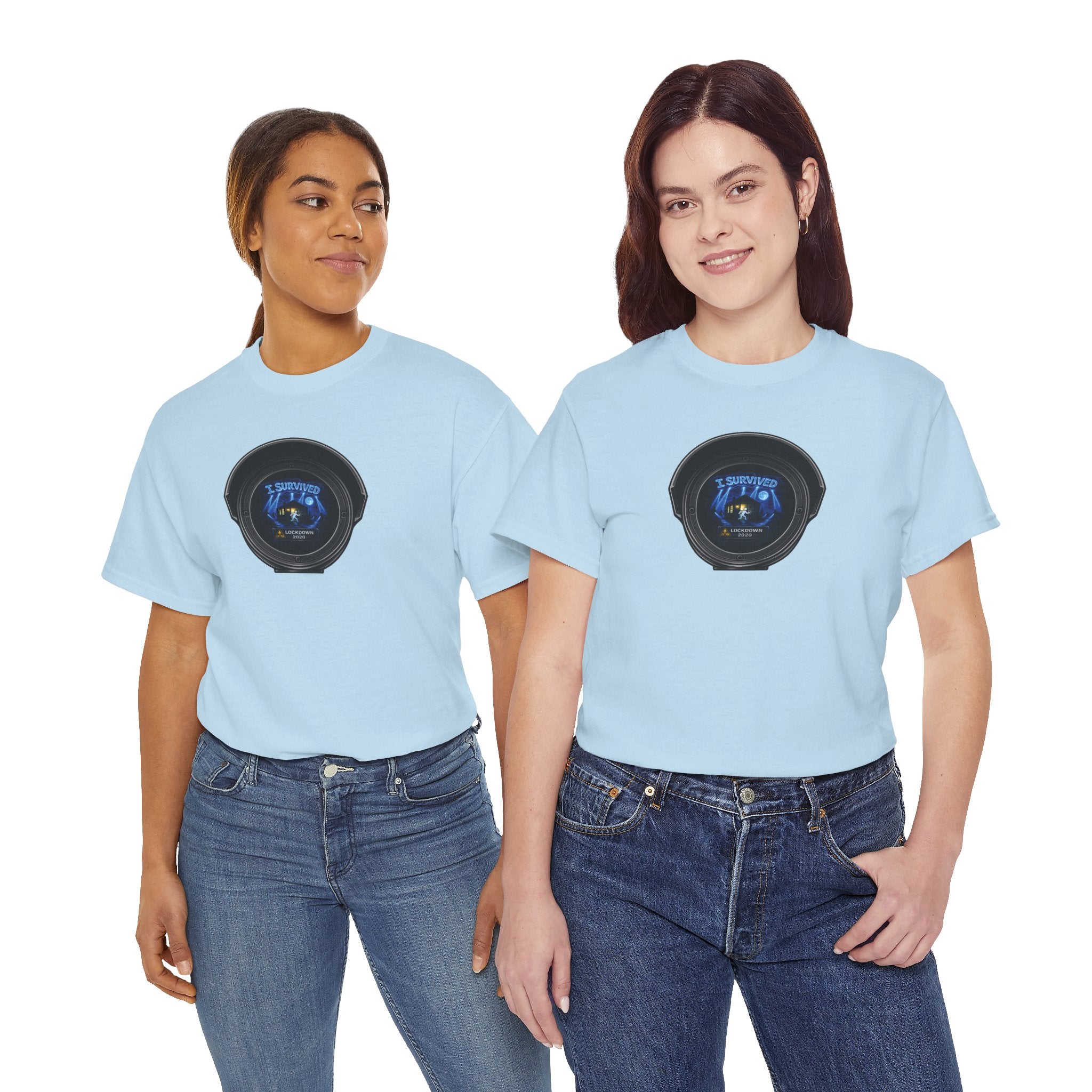 I Survived 2020 — LOCKDOWN S3:E1: Director's Cut "Quarantine" Unisex Heavy Cotton Tee