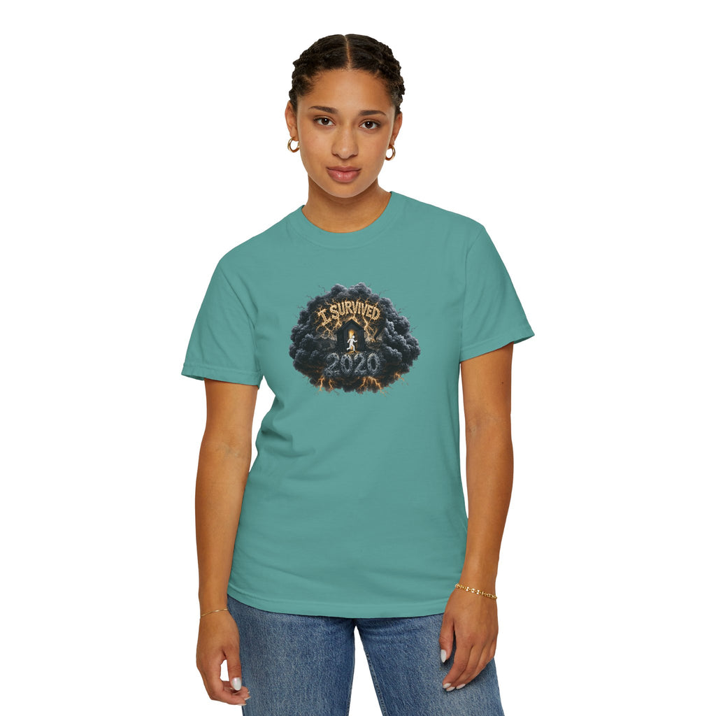 I Survived 2020 — Original PILOT Design: Director's Cut Unisex Garment-Dyed T-shirt