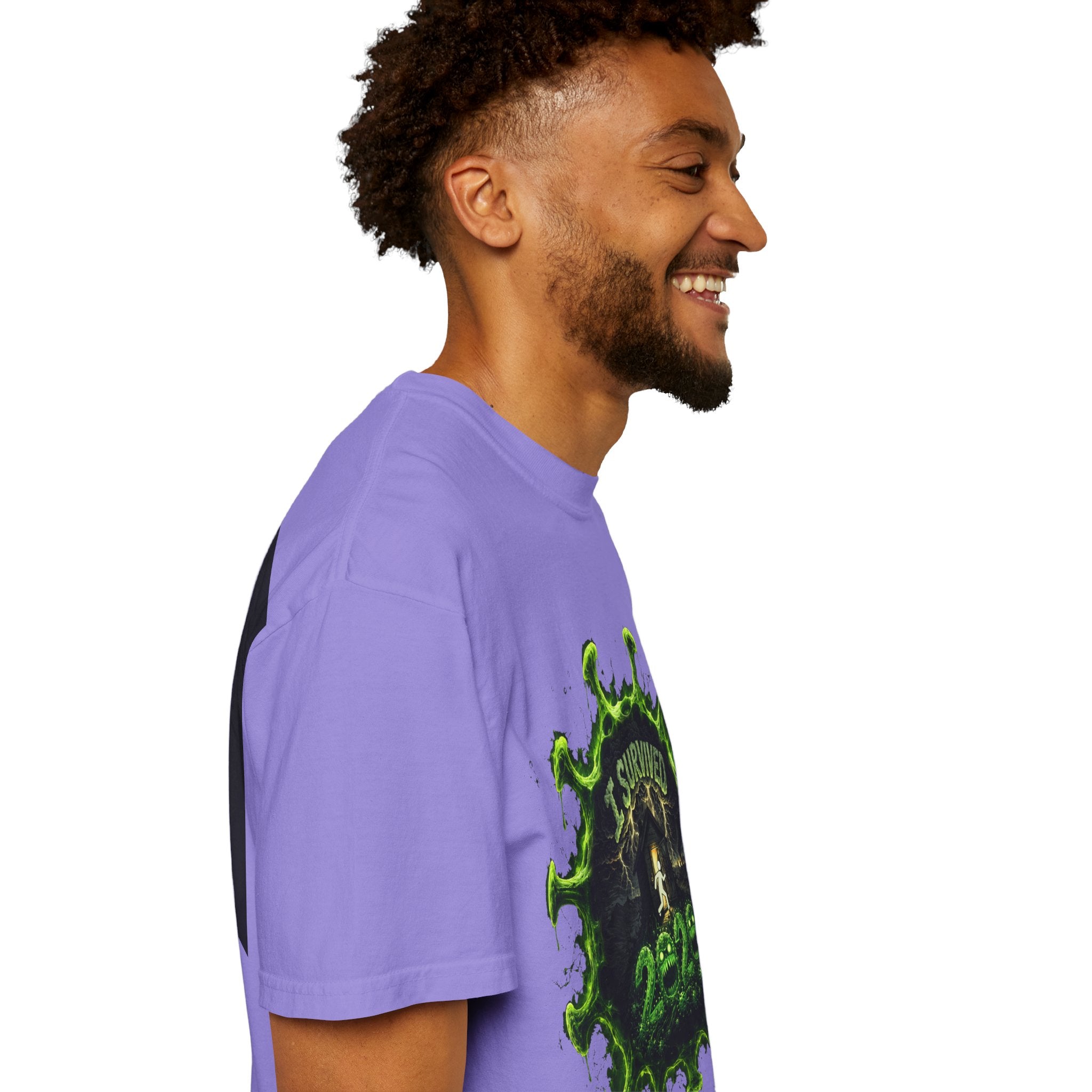 I Survived 2020 — Director's Cut S1:E3 "The Jab!" | Pandemic Edition Unisex Garment-Dyed T-shirt