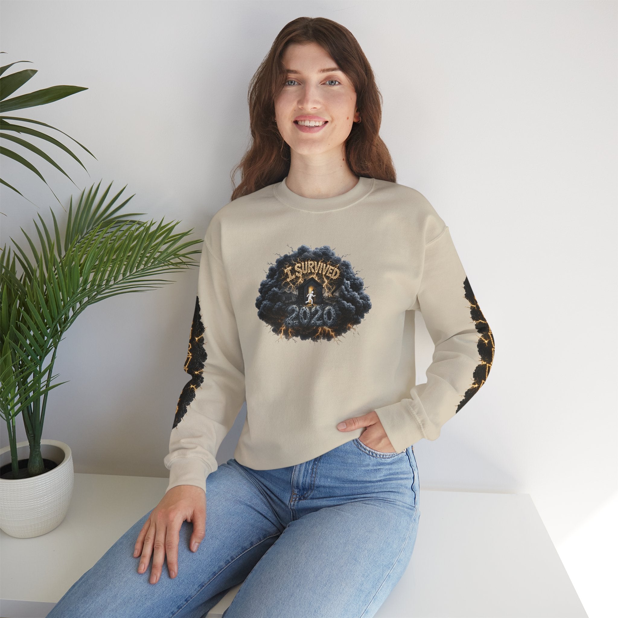 I Survived 2020 — Original PILOT Design: Director's Cut Special Edition Unisex Heavy Blend™ Crewneck Sweatshirt