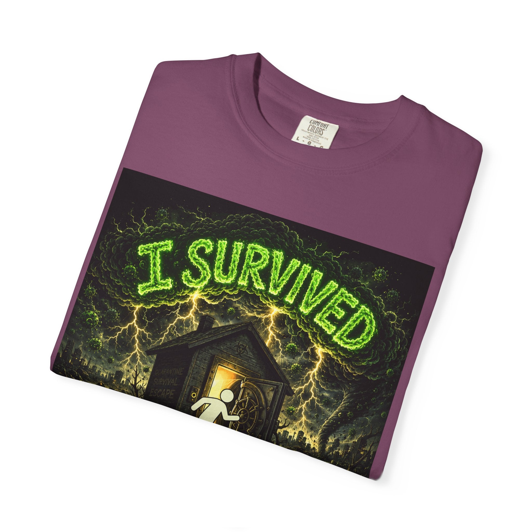 I Survived 2020 — S1:E3 "The Jab!" | Pandemic Edition Unisex Garment-Dyed T-shirt
