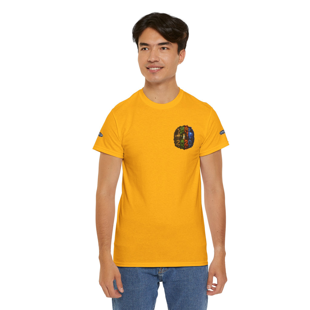 I Survived 2020 — "No Signal" Test Pattern Tee Alien Broadcast Finale Special Edition Summer Premiere Unisex Heavy Cotton Tee