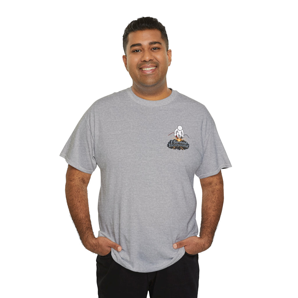 I Survived 2020 — "Please Stand By" Test Pattern Tee Summer Premier Unisex Heavy Cotton Tee