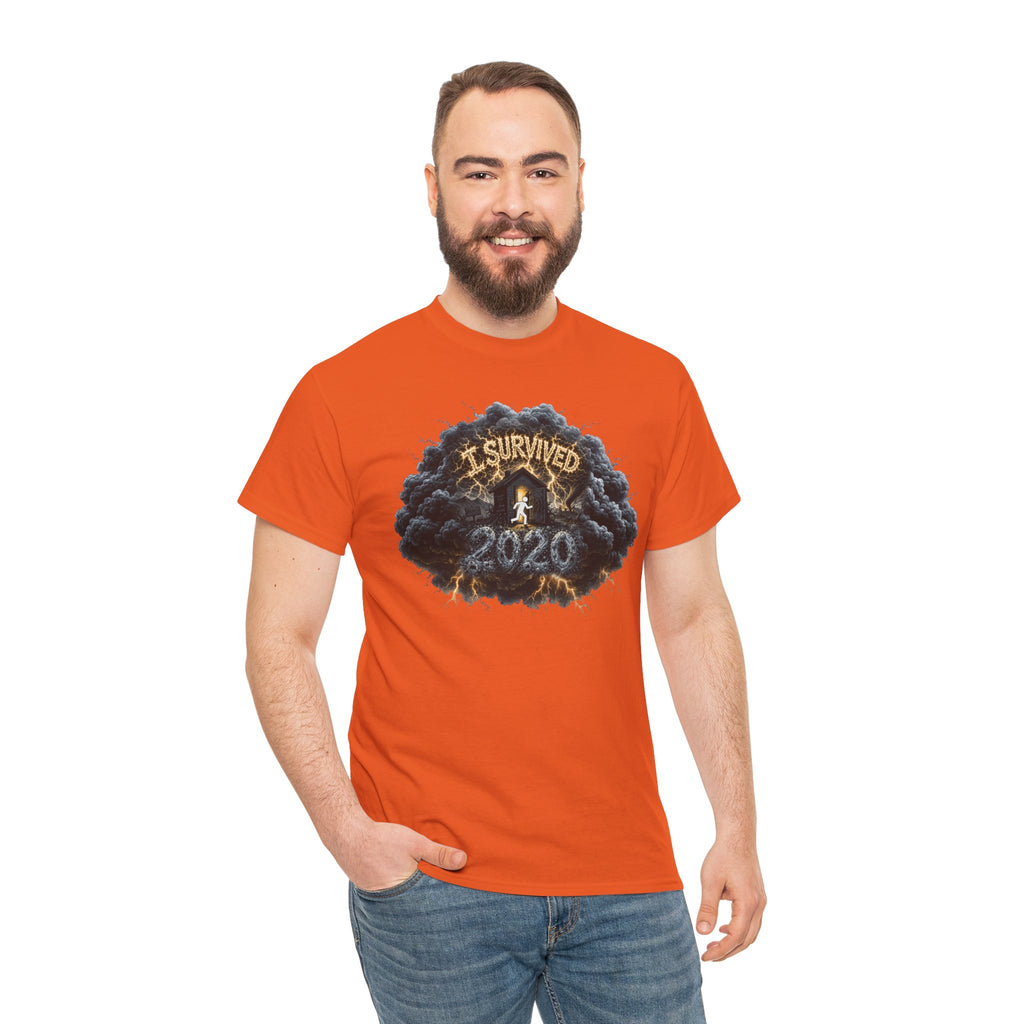 I Survived 2020 — Director's Cut Original Design Teaser Tee | Season 1 Premiere Drop Unisex Heavy Cotton Tee