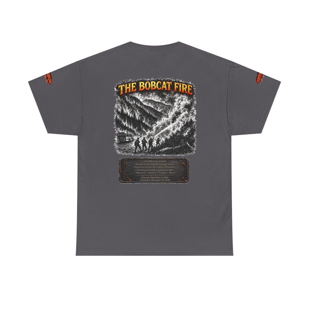 I Survived 2020 — Director's Cut S2:E2 "The Bobcat Fire" | Wildfire Edition Memorial Unisex Heavy Cotton Tee (SPECIAL EDITION)