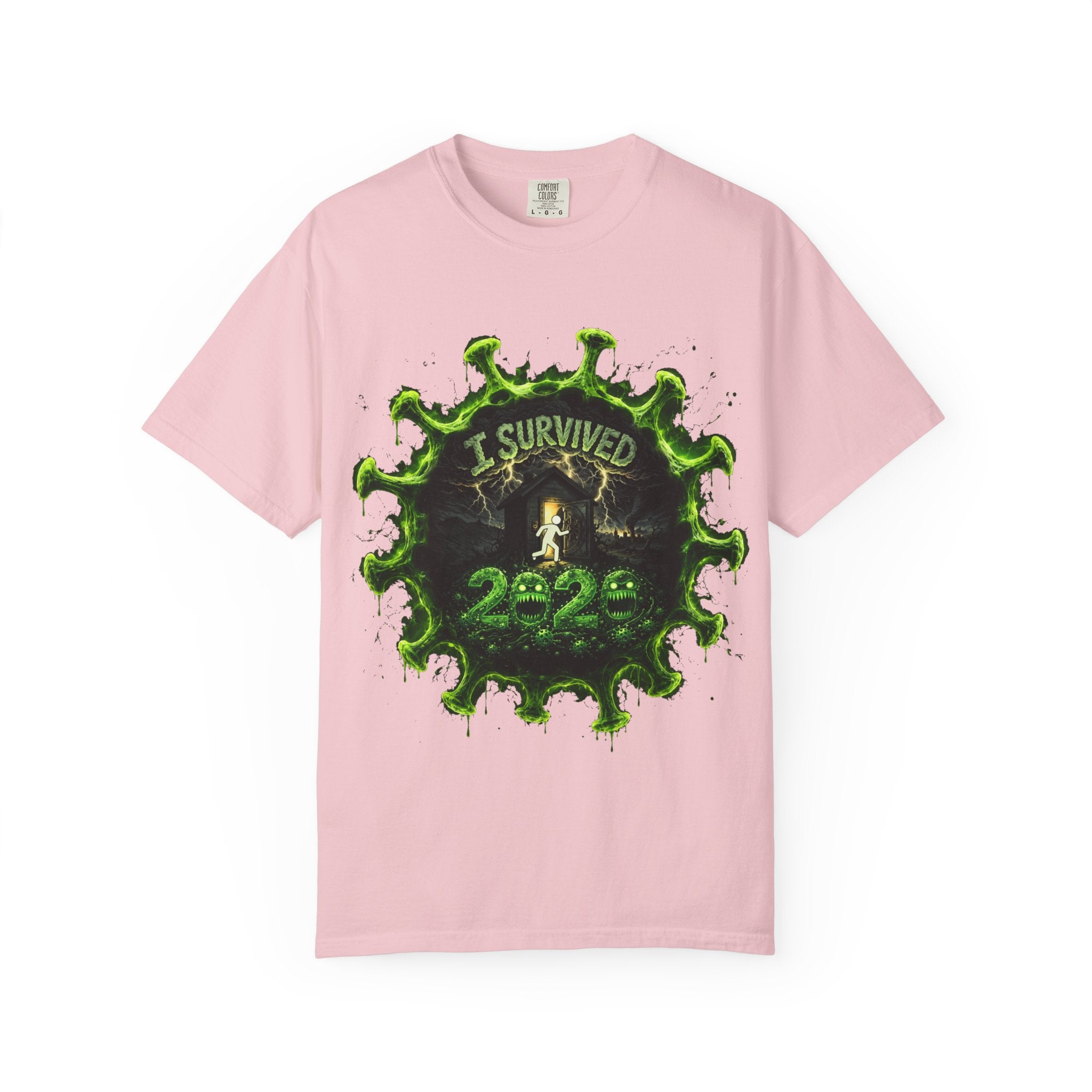 I Survived 2020 — Director's Cut S1:E4 "Mask Madness Mayhem Moment" | Pandemic Edition Unisex Garment-Dyed T-shirt