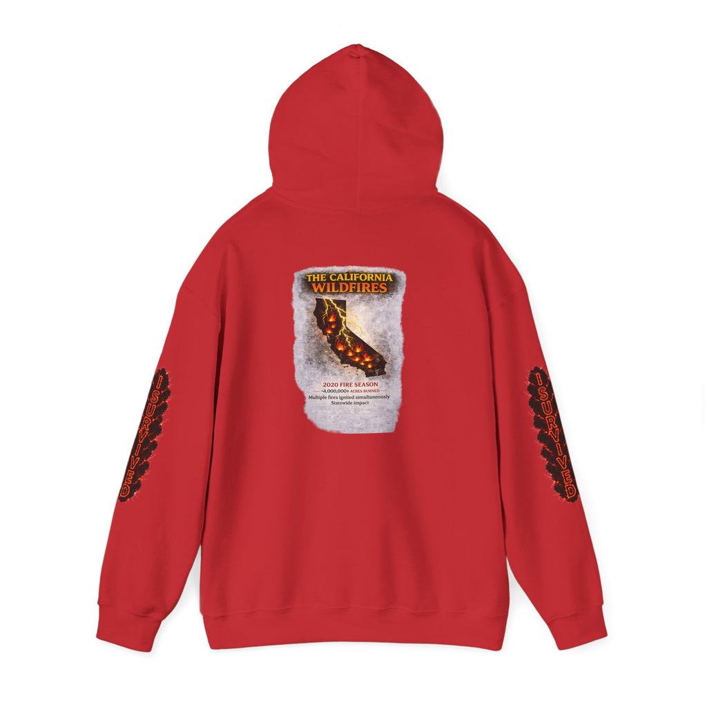 I Survived 2020 — Director's Cut S2:E3 "The California Wildfires" | Wildfire Edition Memorial Hoodie Sweatshirt