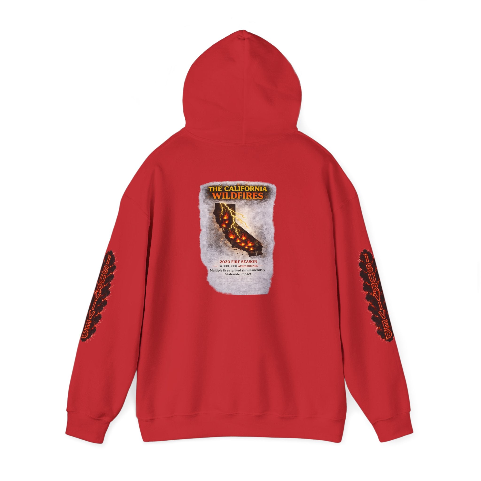 I Survived 2020 — Director's Cut S2:E3 "The California Wildfires" | Wildfire Edition Memorial Hoodie Sweatshirt