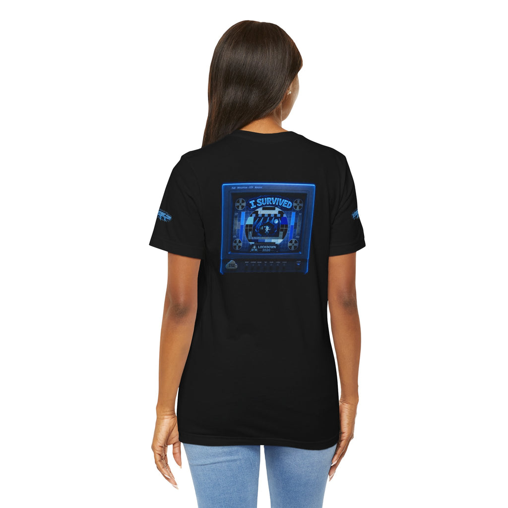 I Survived 2020 — "Please Stand By" Test Pattern Tee Lockdown Special Edition Summer Exclusive Unisex Jersey Short Sleeve Tee
