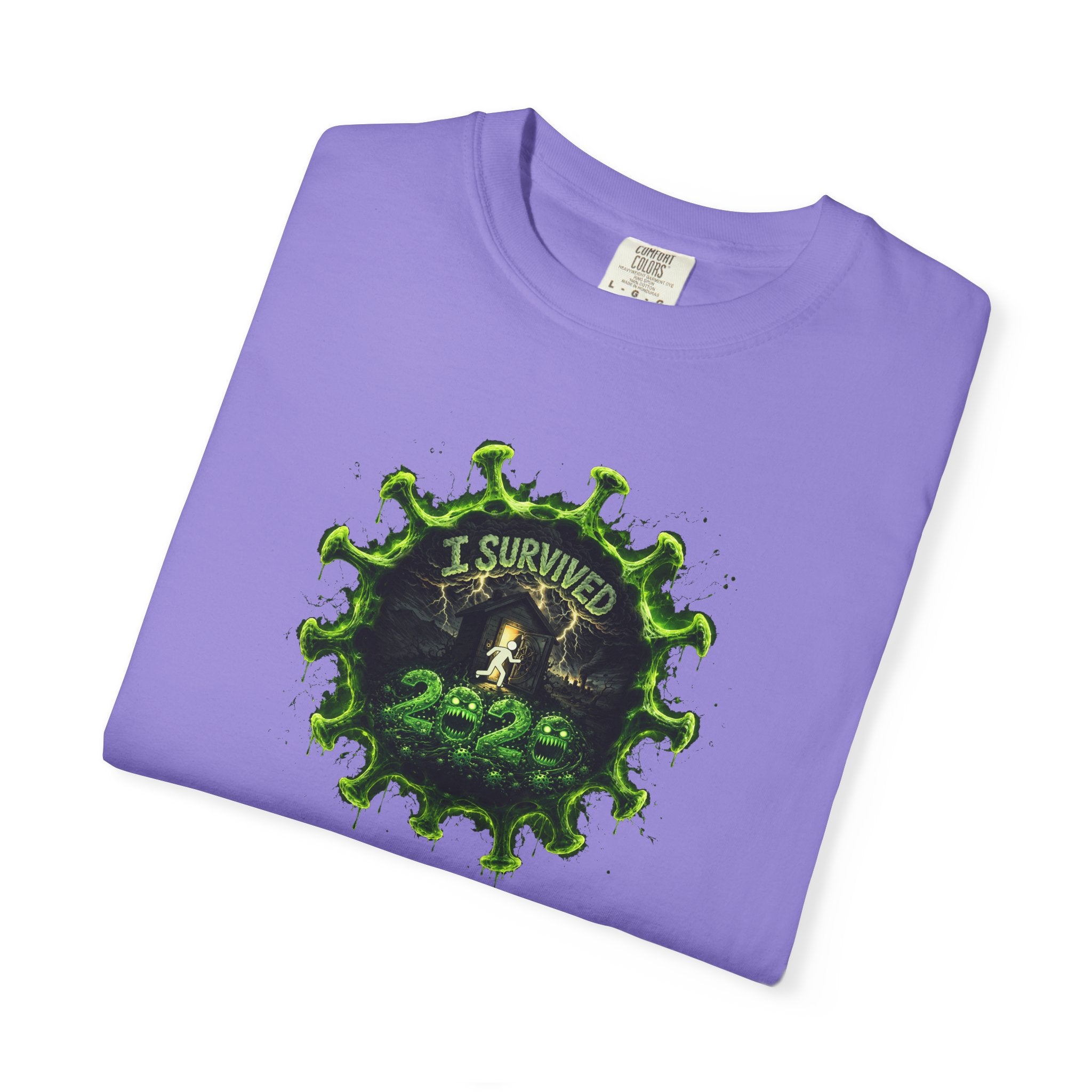 I Survived 2020 — PANDEMIC S1:E5: Director's Cut "Delivery Doomsday" Unisex Garment-Dyed T-shirt
